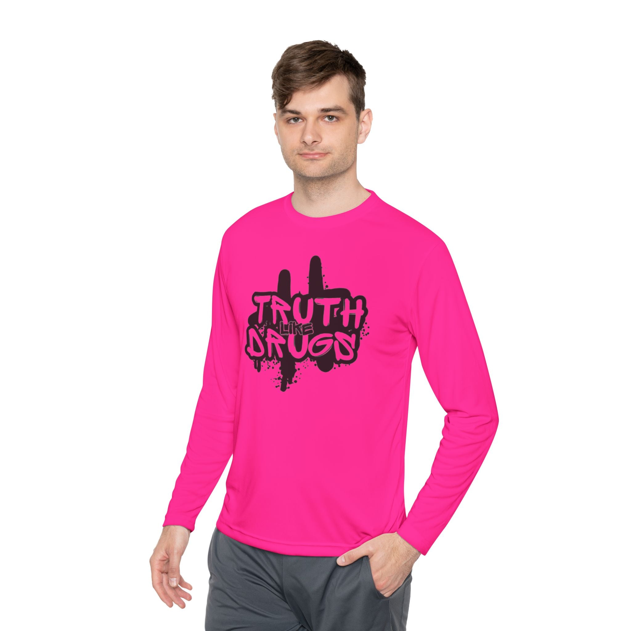 Truth Like Drugs Graffiti | Unisex Lightweight Long Sleeve Tee
