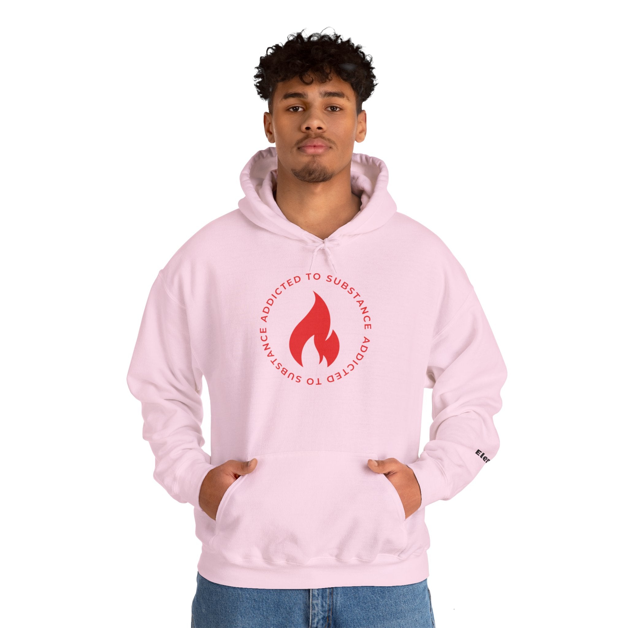 Men's Addicted To Substance Elements 2 Hoodie (Fire) | Heavy Blend™ Hooded Sweatshirt