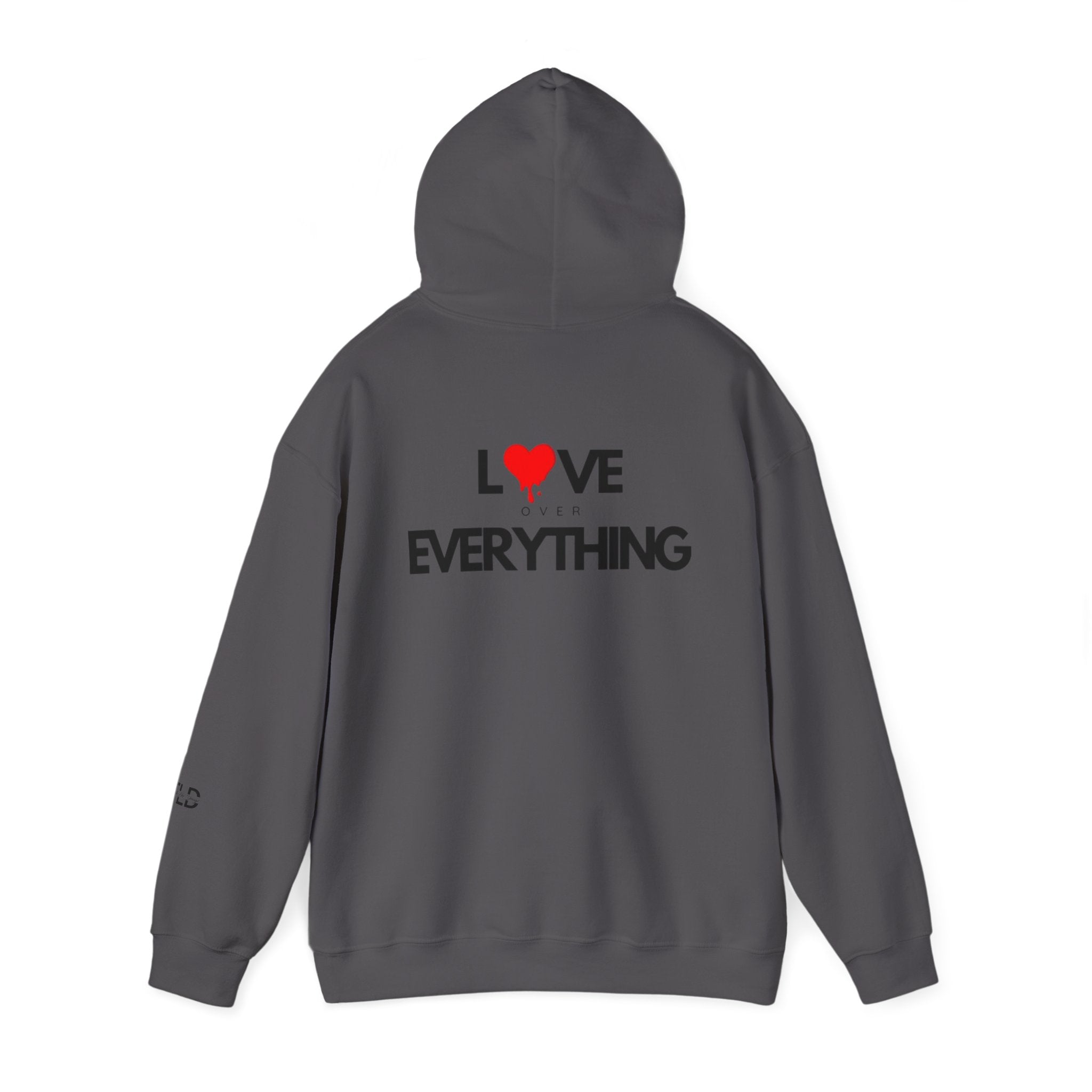 Love over Everything TLD | Unisex Heavy Blend™ Hooded Sweatshirt