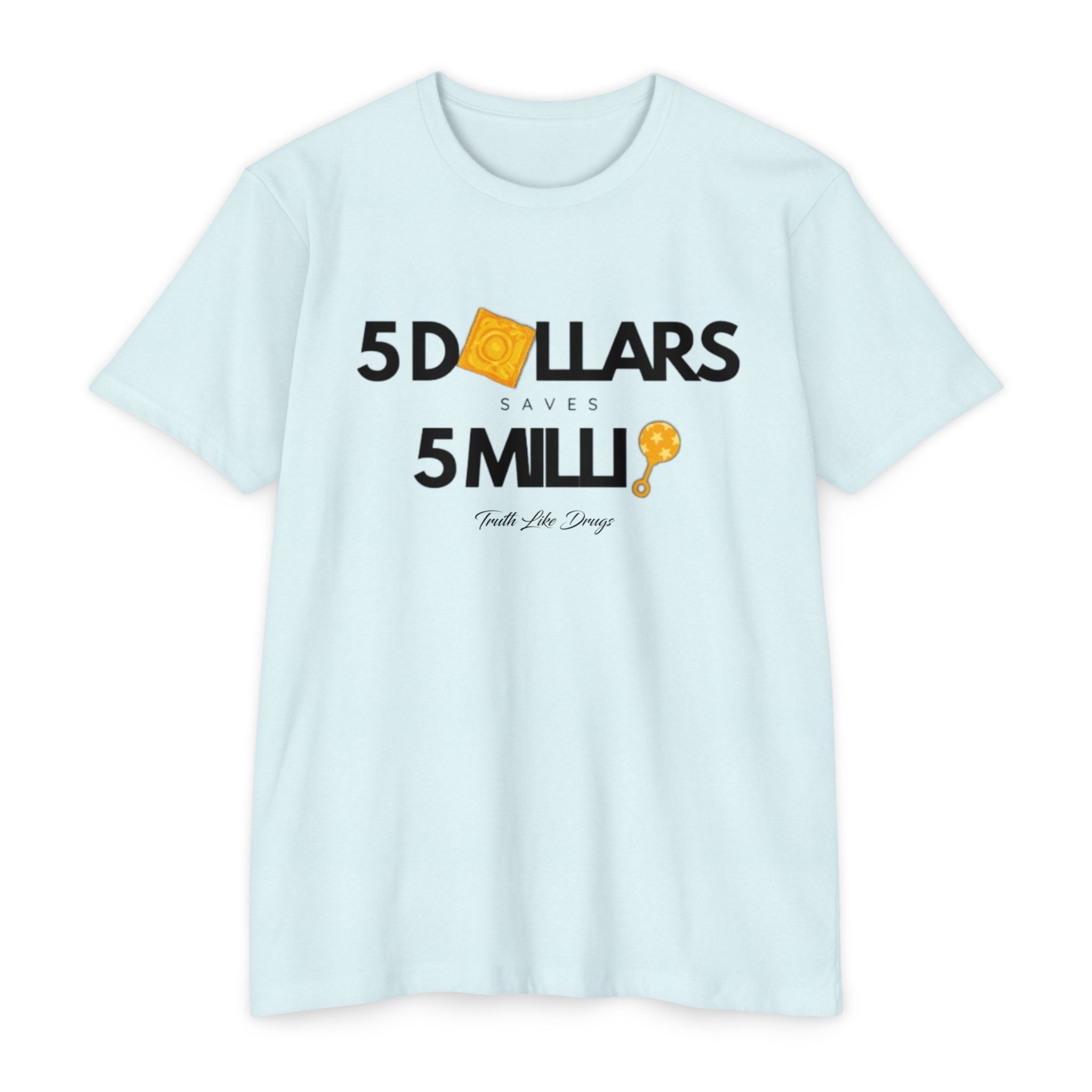 5 Dollars Saves 5 Milli' Men's Jersey T-Shirt