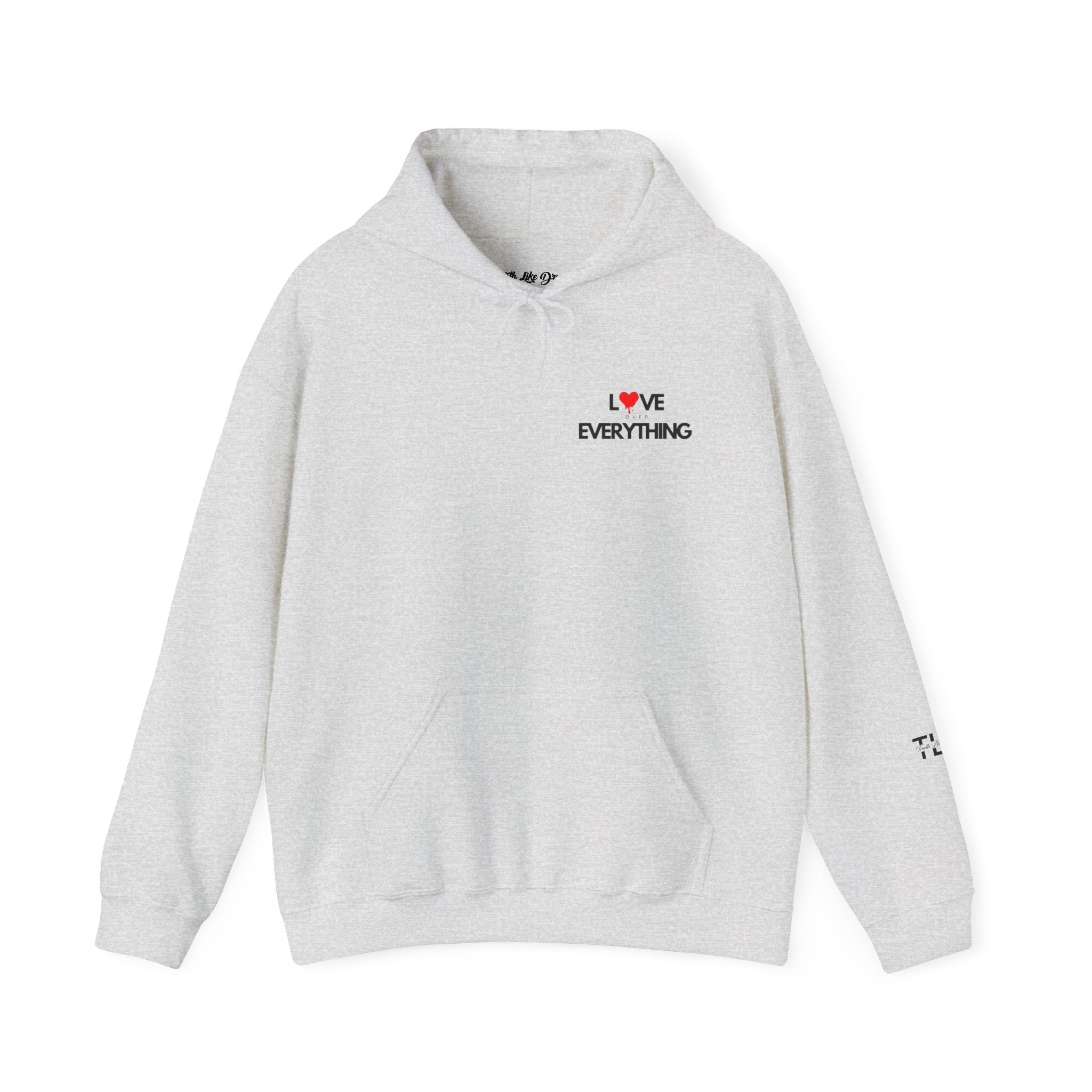 Love over Everything TLD | Unisex Heavy Blend™ Hooded Sweatshirt