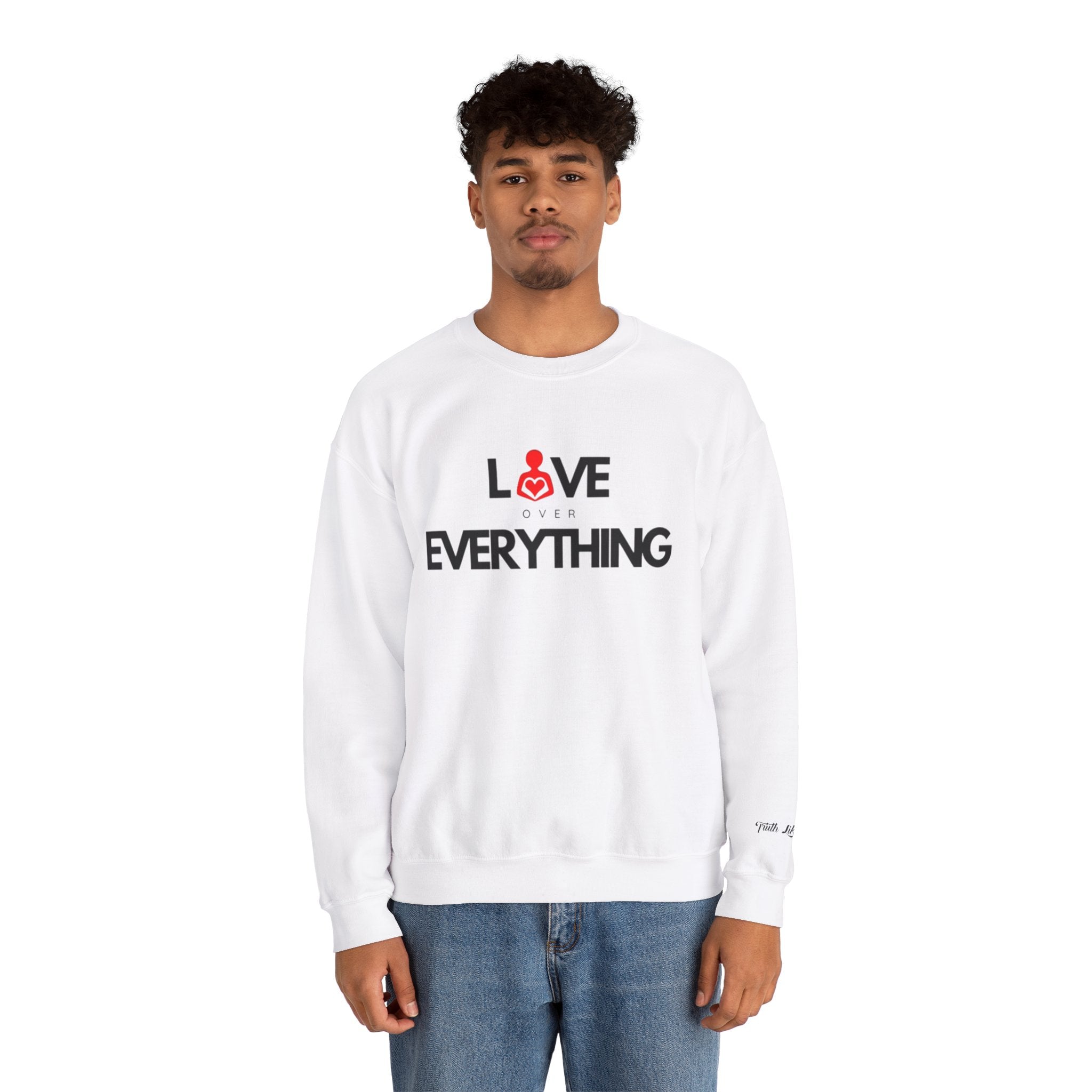 Love Over Everything | Unisex Heavy Blend™ Crewneck Sweatshirt