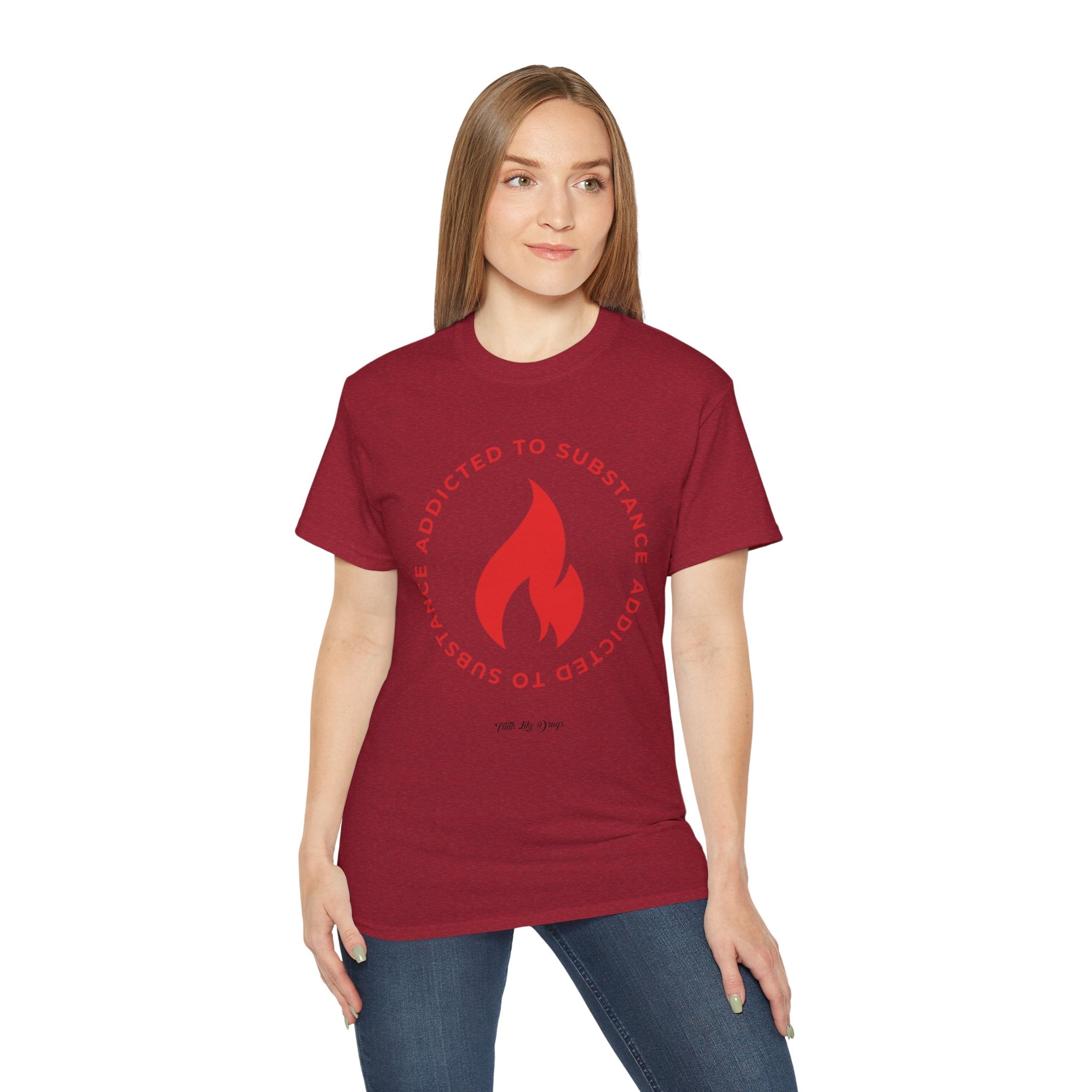 Women's Addicted to Substance Elements Edition (Fire ) | Ultra Cotton Tee
