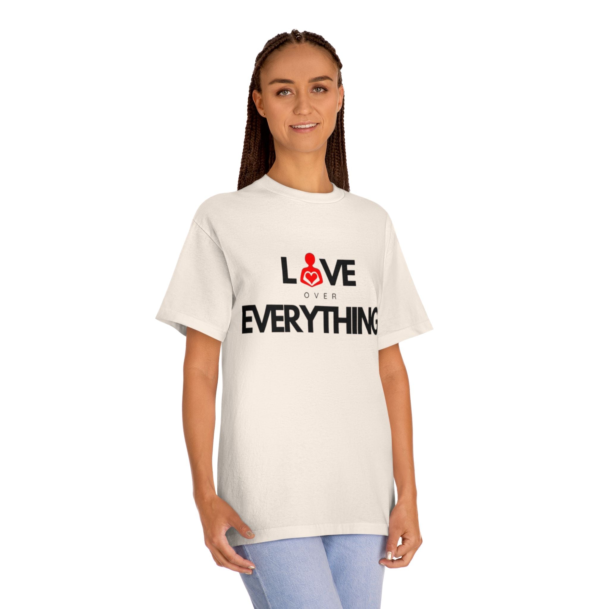 Love Over Everything Unisex Classic Tee - Comfortable Casual Wear for Every Occasion