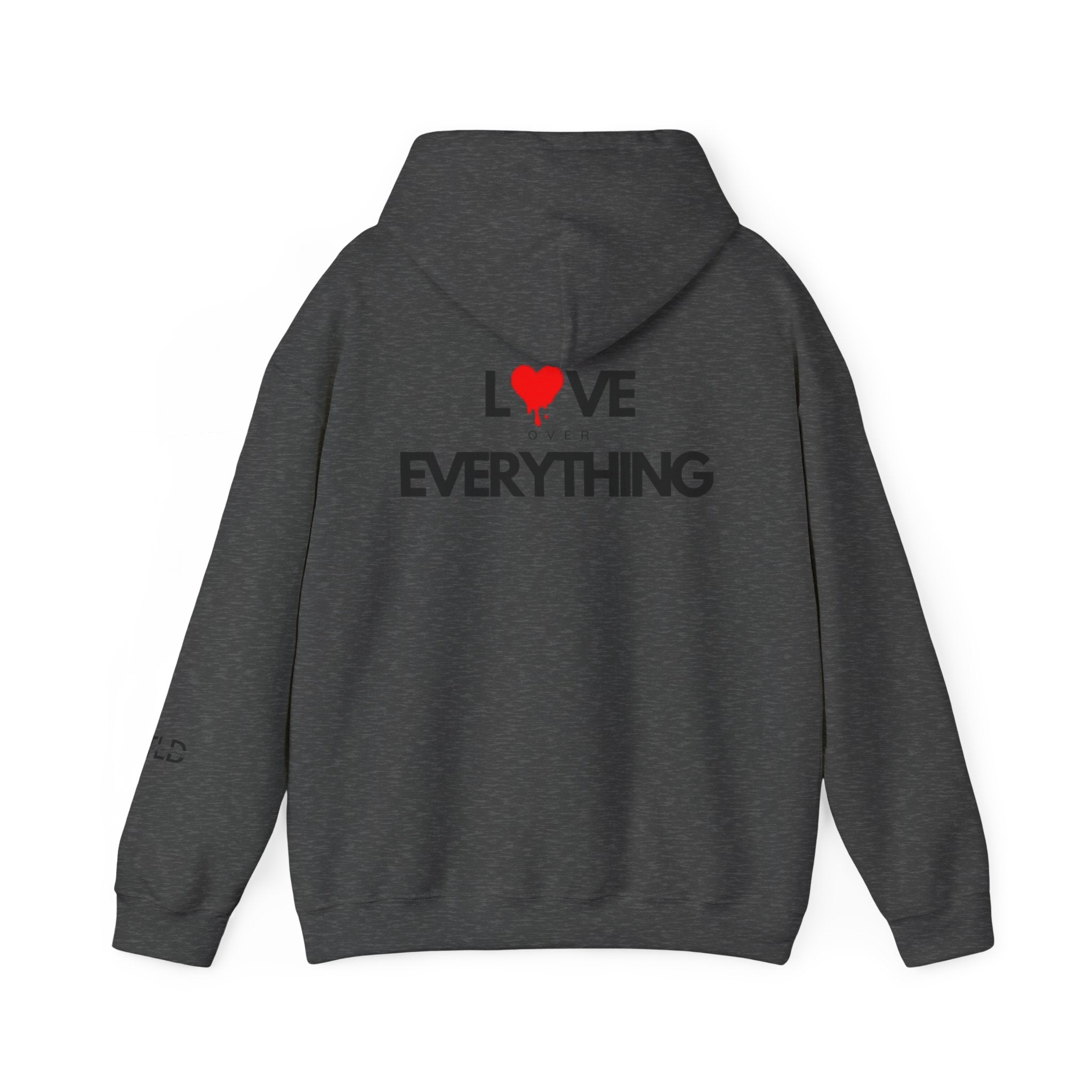 Love over Everything TLD | Unisex Heavy Blend™ Hooded Sweatshirt