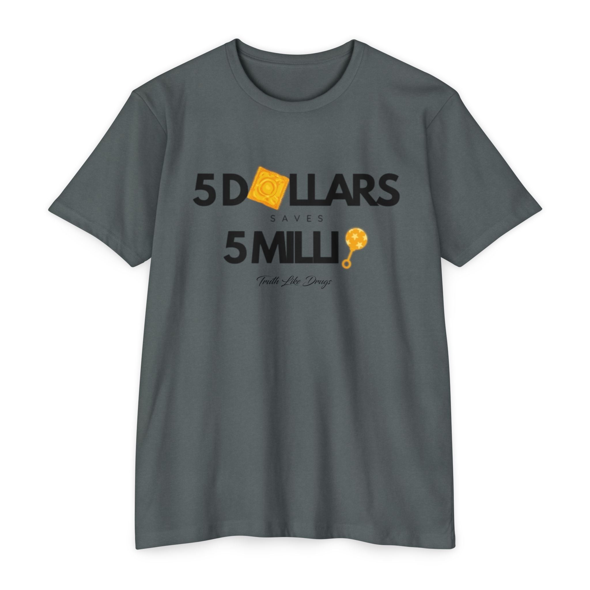5 Dollars Saves 5 Milli' Men's Jersey T-Shirt