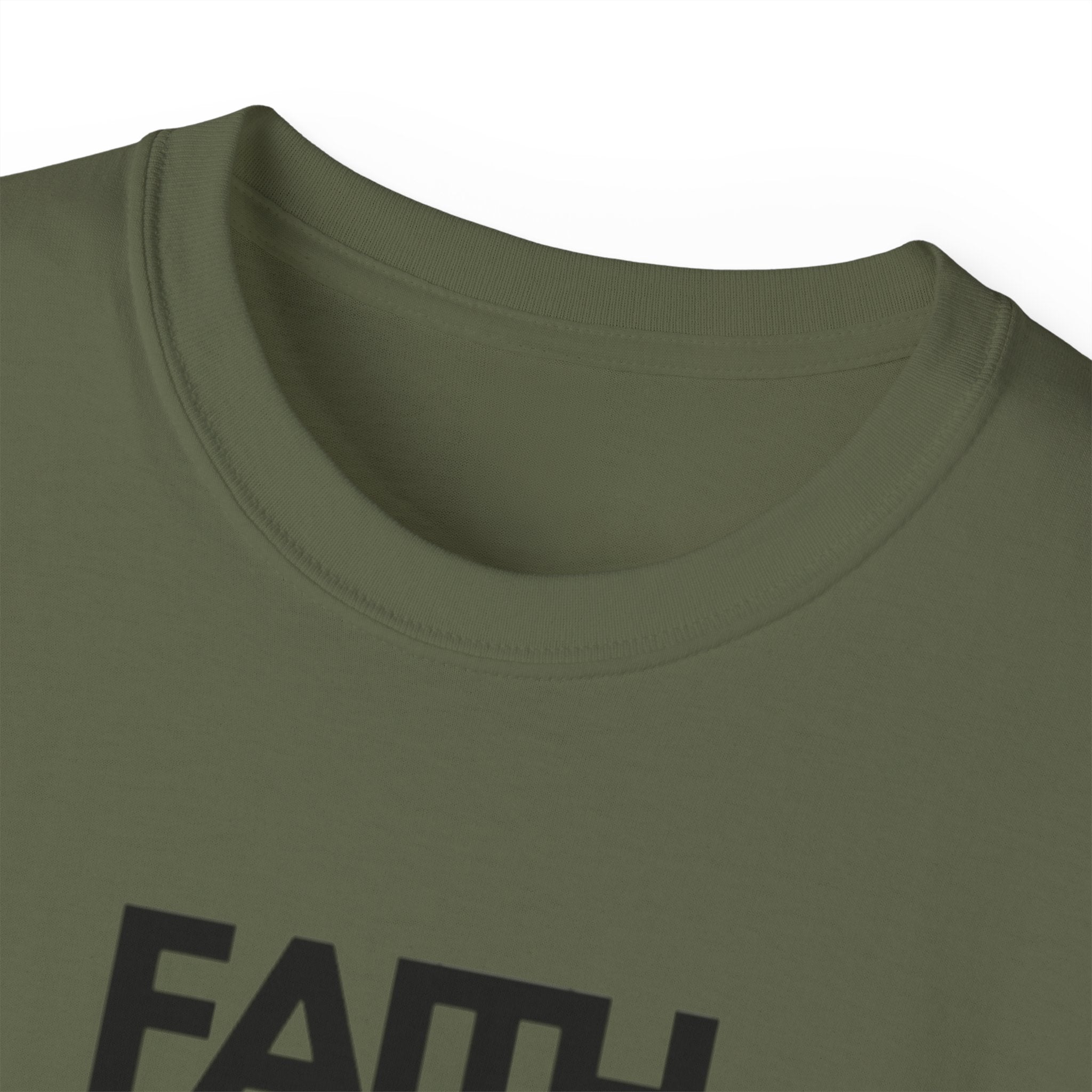 Faith Over Everything Unisex Ultra Cotton Tee | Inspirational Graphic T-Shirt