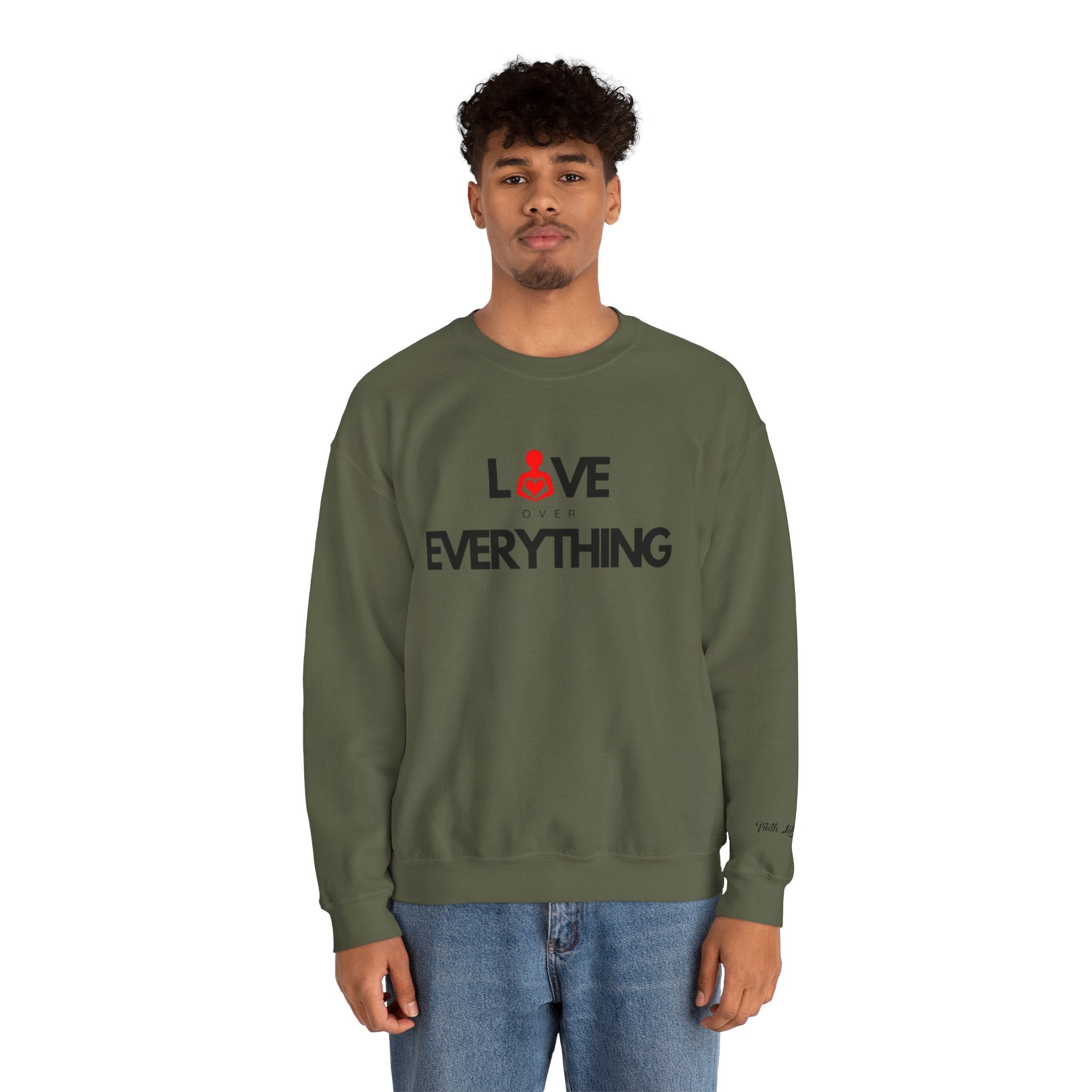 Love Over Everything | Unisex Heavy Blend™ Crewneck Sweatshirt