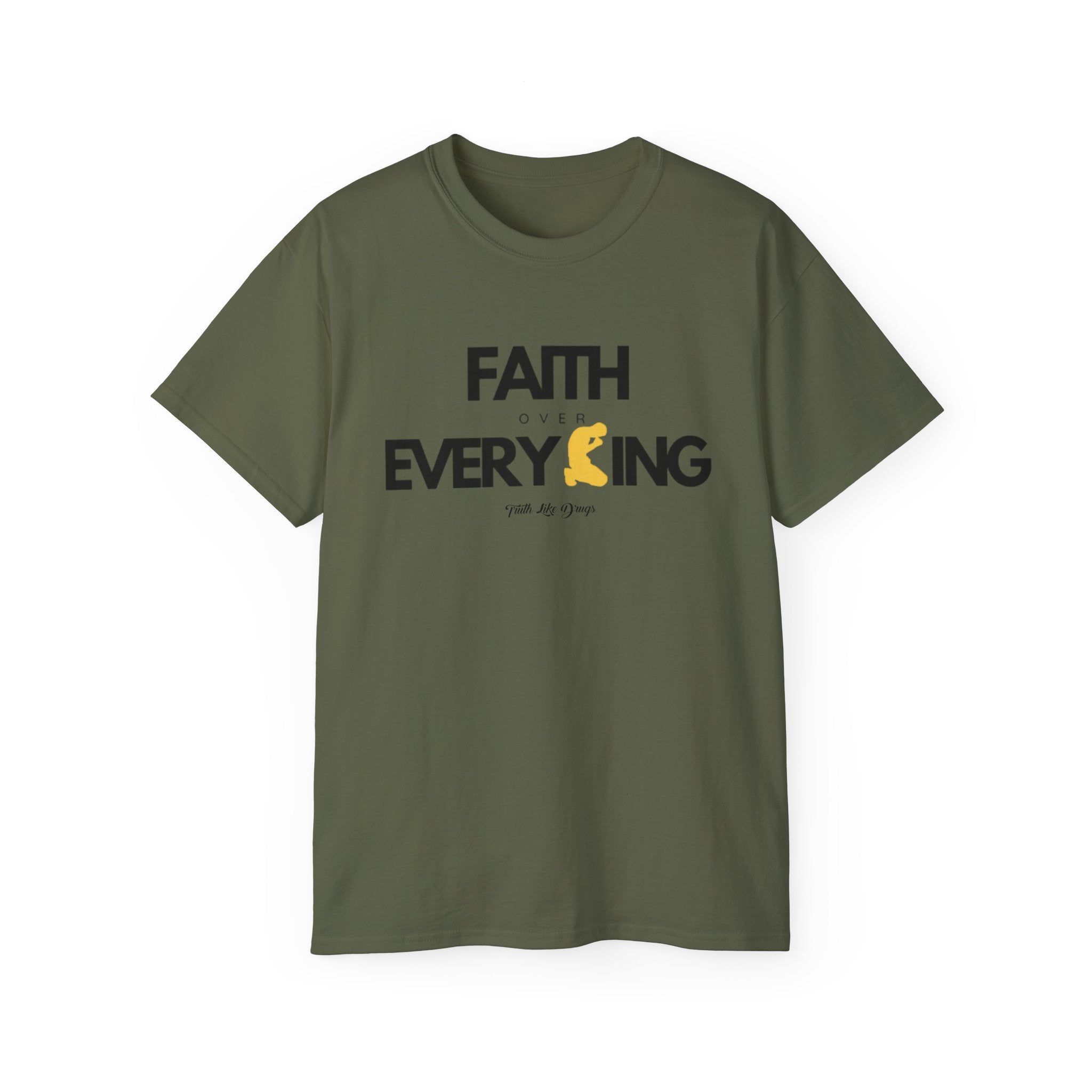 Faith Over Everything Unisex Ultra Cotton Tee | Inspirational Graphic T-Shirt