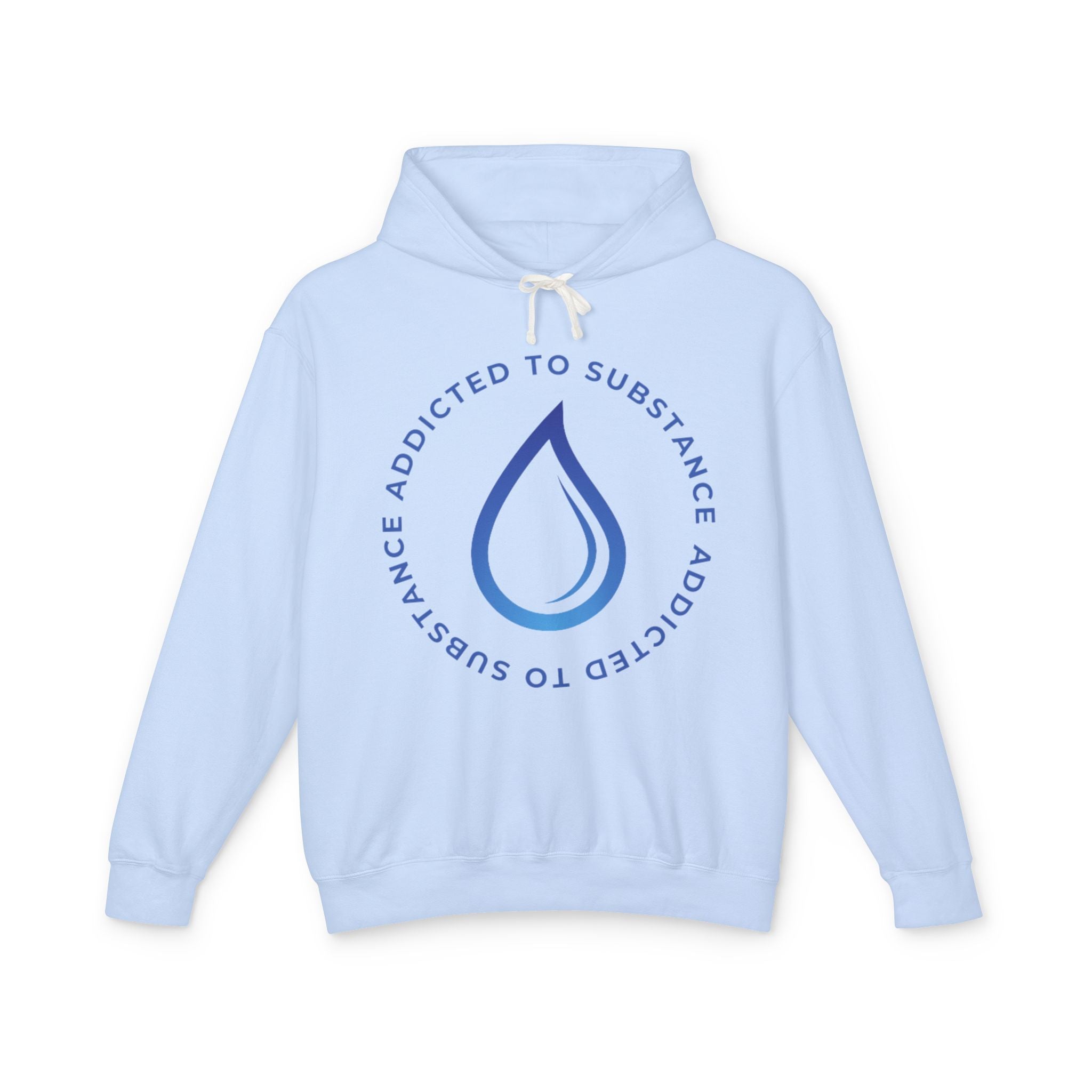 Men's Addicted to Substance Elements Hoodie - Water | Lightweight Hooded Sweatshirt