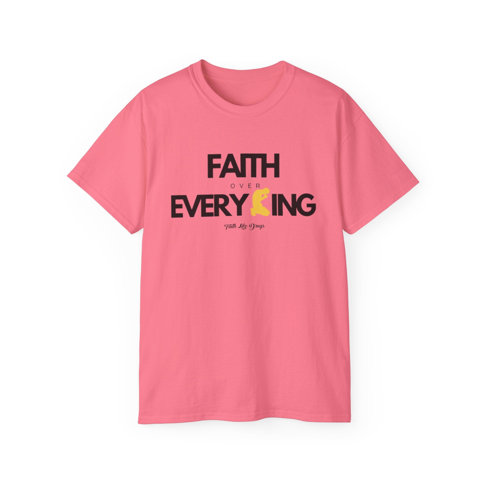 Faith Over Everything Unisex Ultra Cotton Tee | Inspirational Graphic T-Shirt
