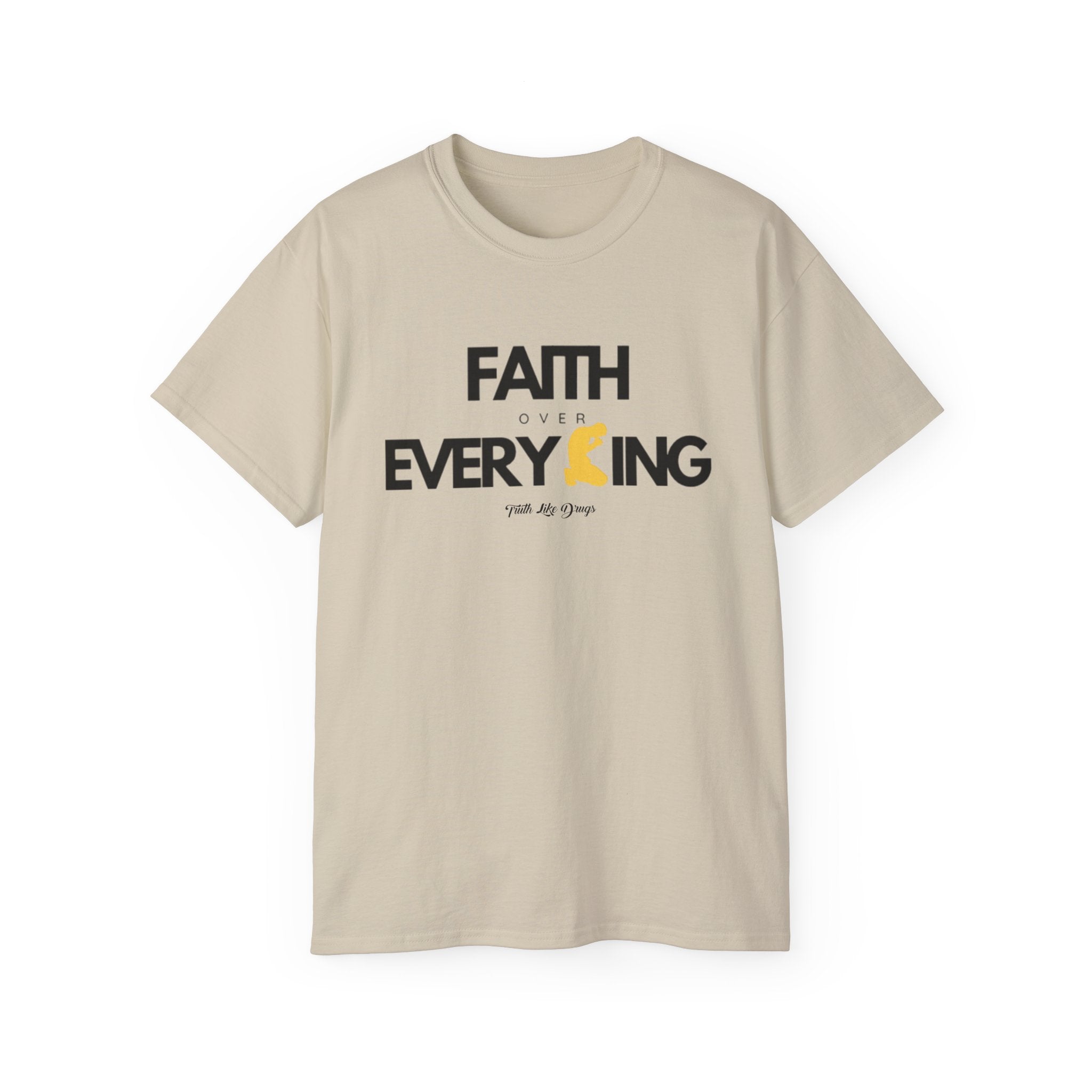 Faith Over Everything Unisex Ultra Cotton Tee | Inspirational Graphic T-Shirt