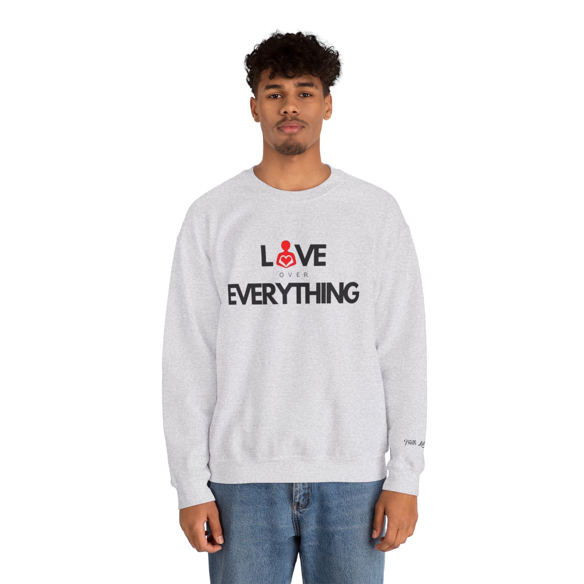 Love Over Everything | Unisex Heavy Blend™ Crewneck Sweatshirt