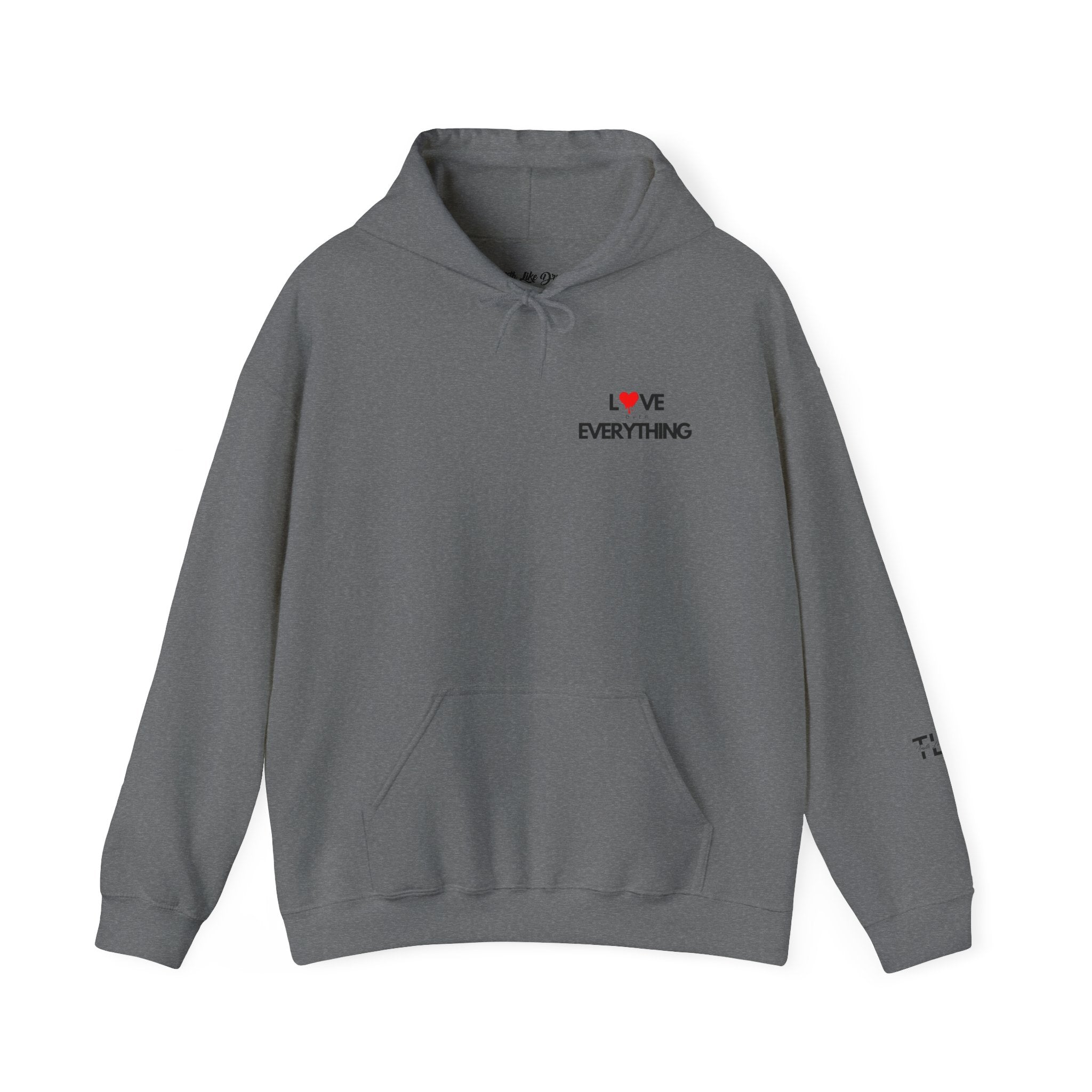 Love over Everything TLD | Unisex Heavy Blend™ Hooded Sweatshirt