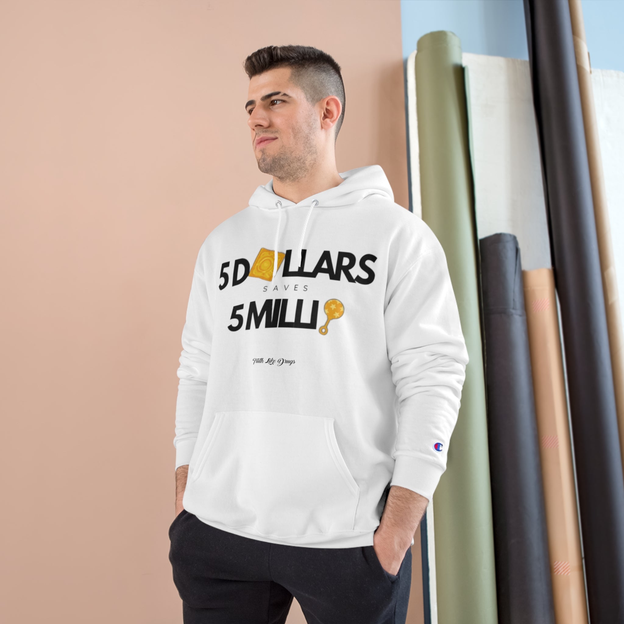 $5 Saves 5 Mill Signature Hoodie | Champion