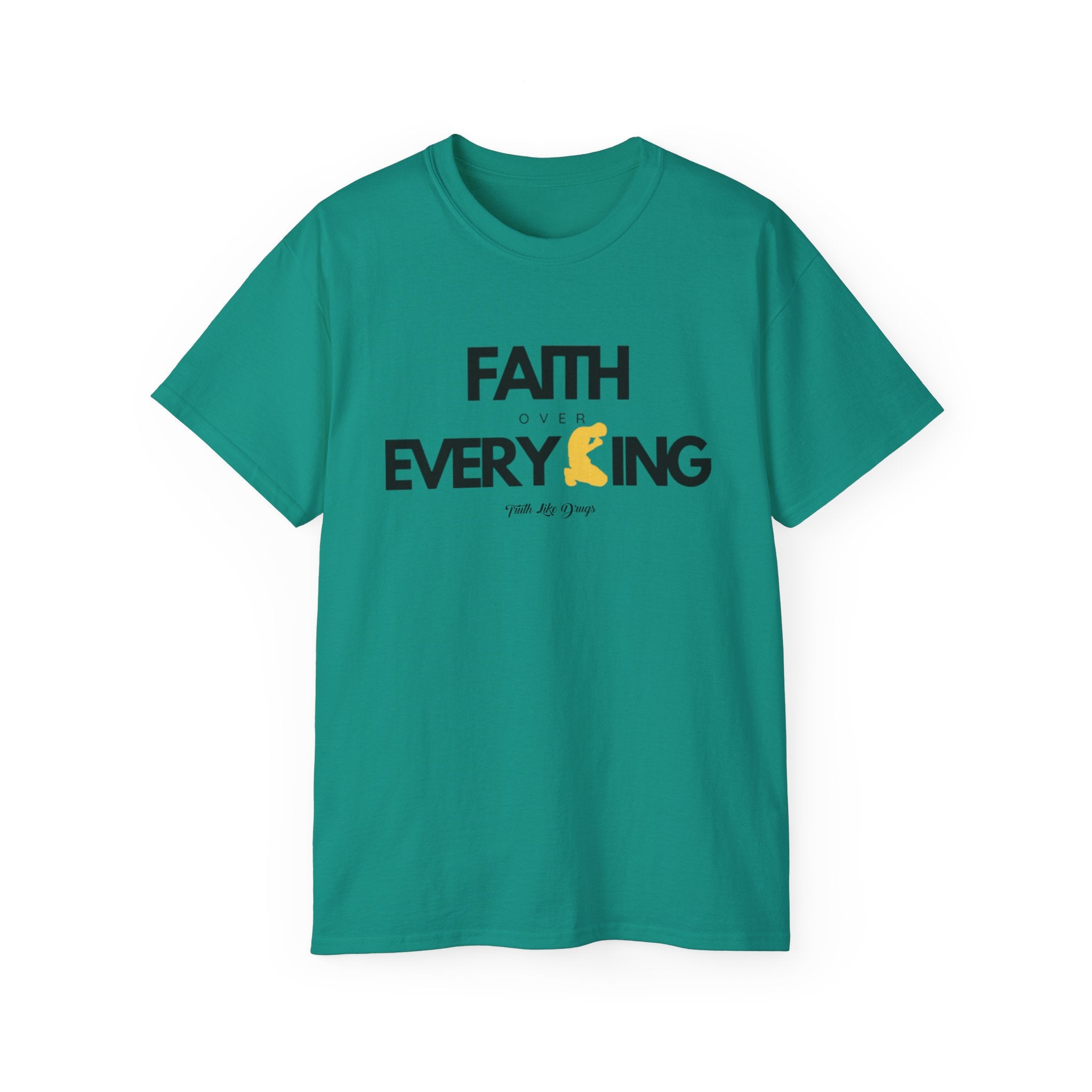 Faith Over Everything Unisex Ultra Cotton Tee | Inspirational Graphic T-Shirt