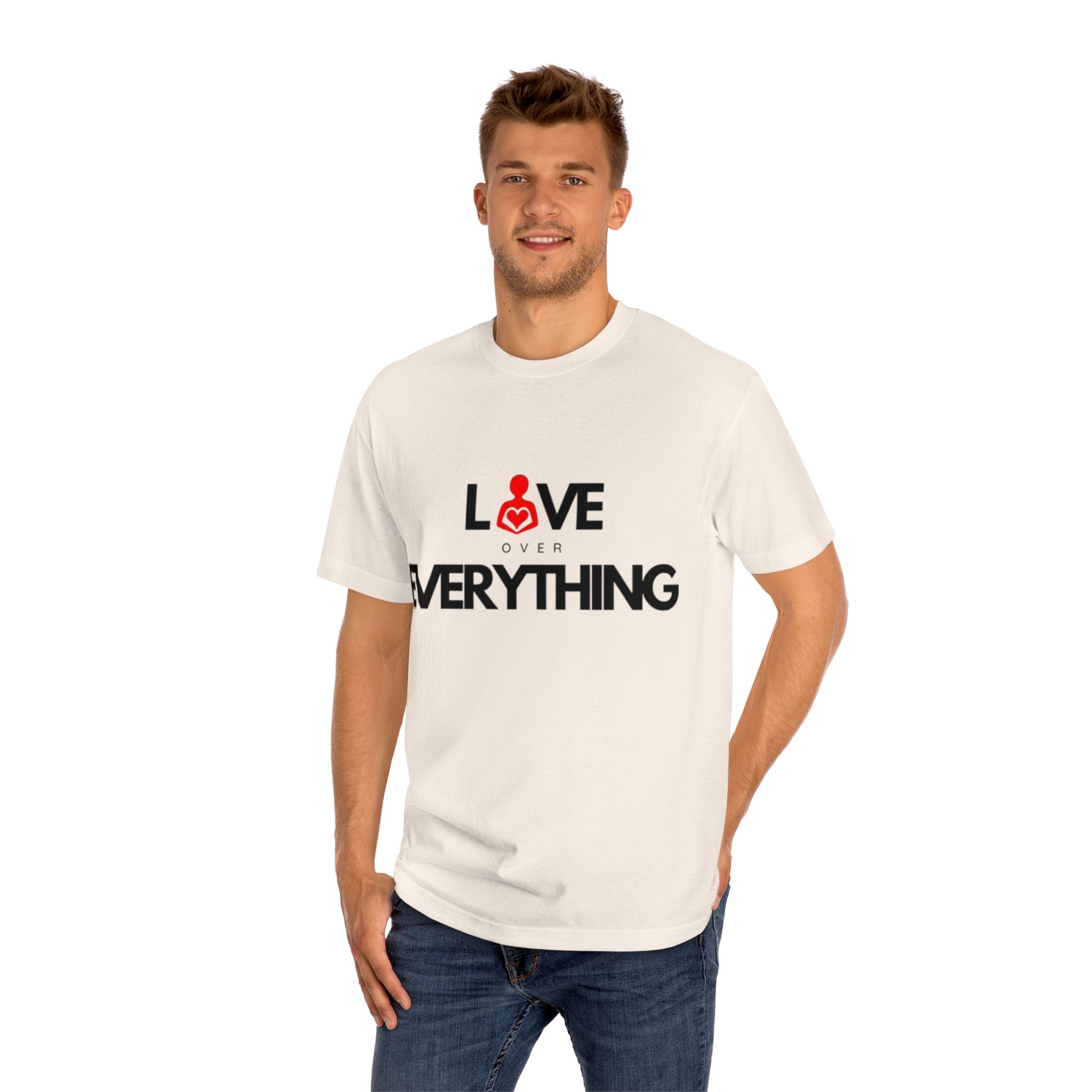 Love Over Everything Unisex Classic Tee - Comfortable Casual Wear for Every Occasion