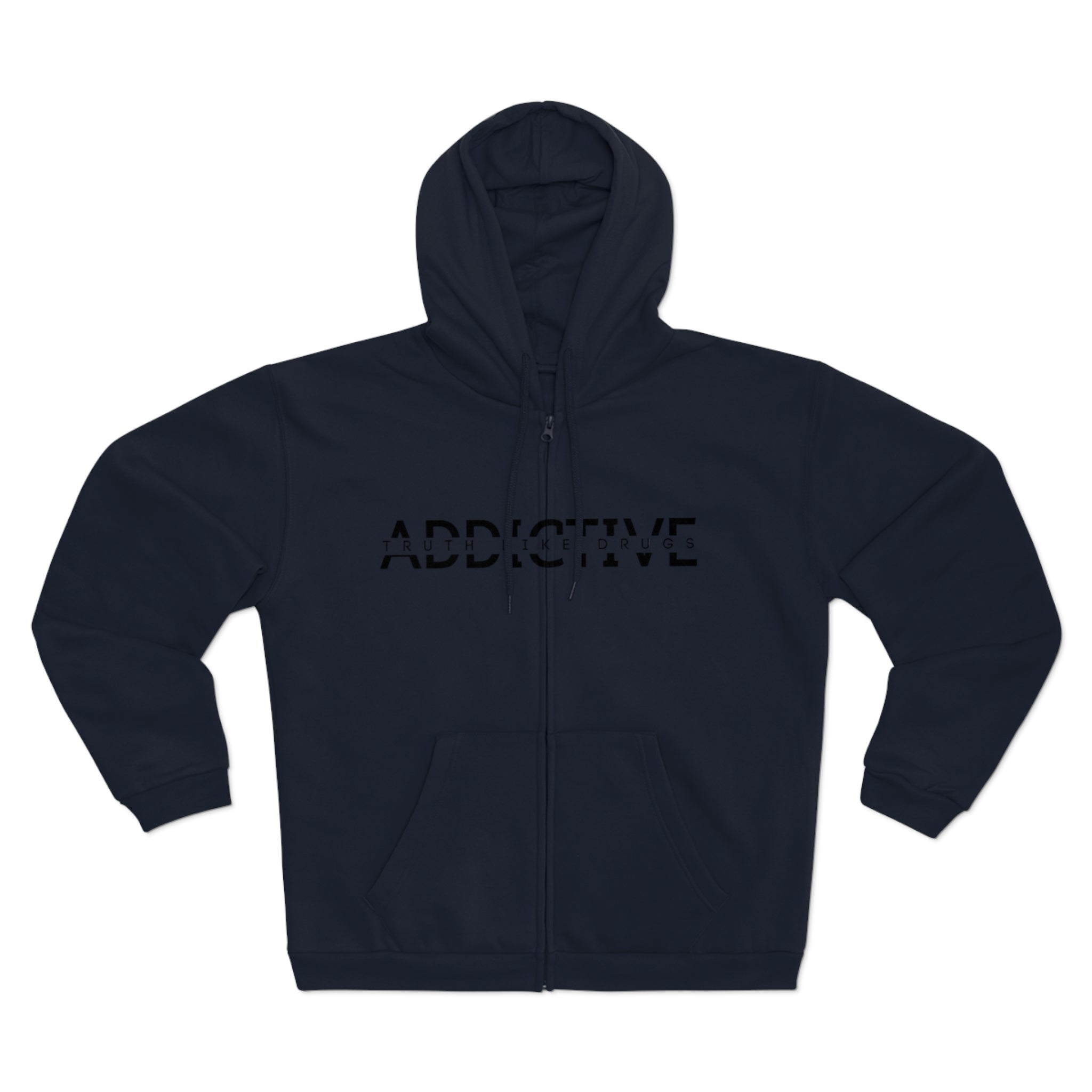 Addictive|Unisex Hoodie Zip Sweatshirt