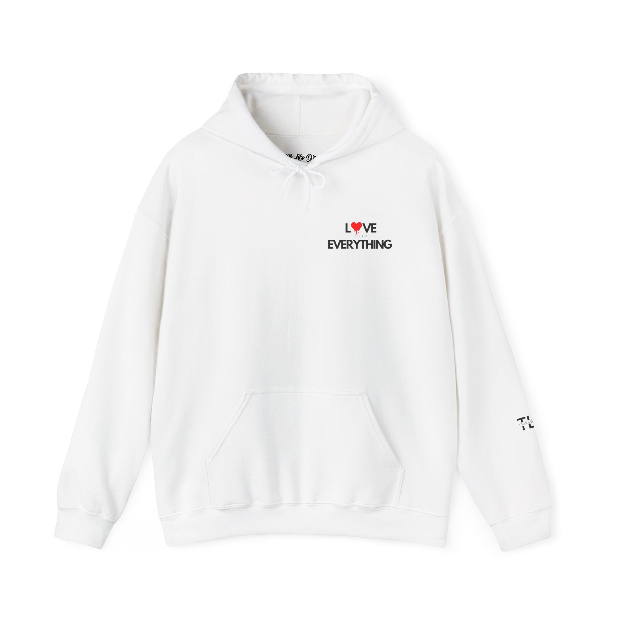 Love over Everything TLD | Unisex Heavy Blend™ Hooded Sweatshirt