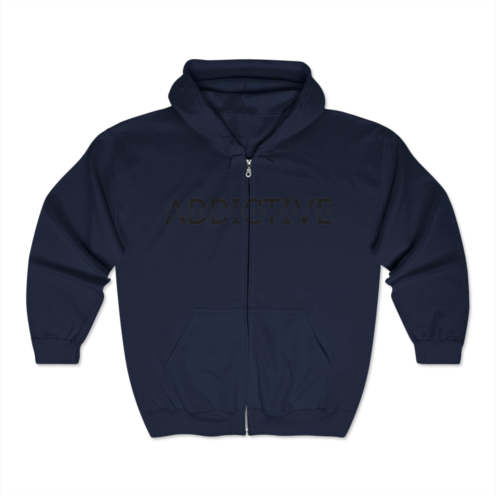 Addictive Hoodie | Unisex Heavy Blend™ Full Zip Hooded Sweatshirt