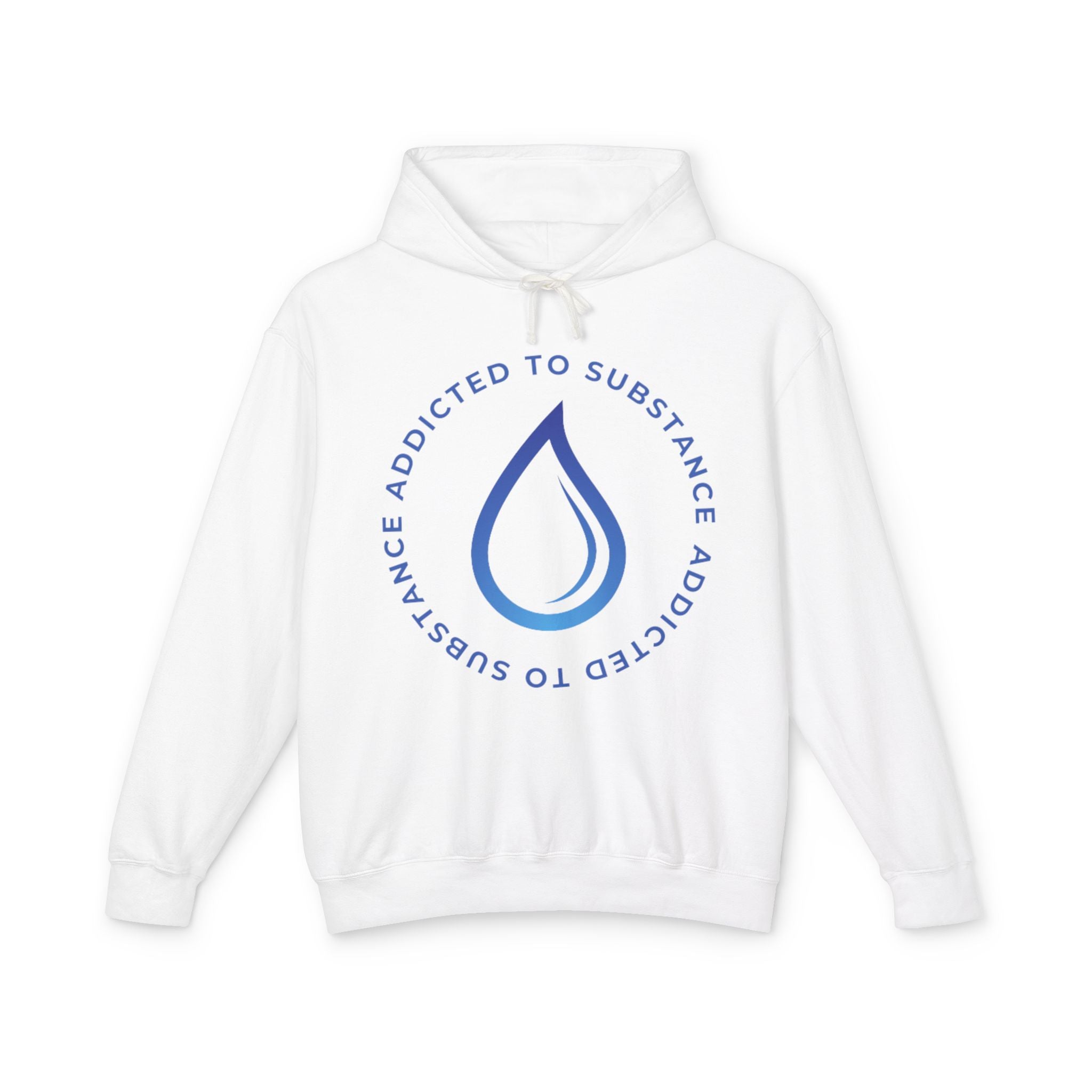 Men's Addicted to Substance Elements Hoodie - Water | Lightweight Hooded Sweatshirt