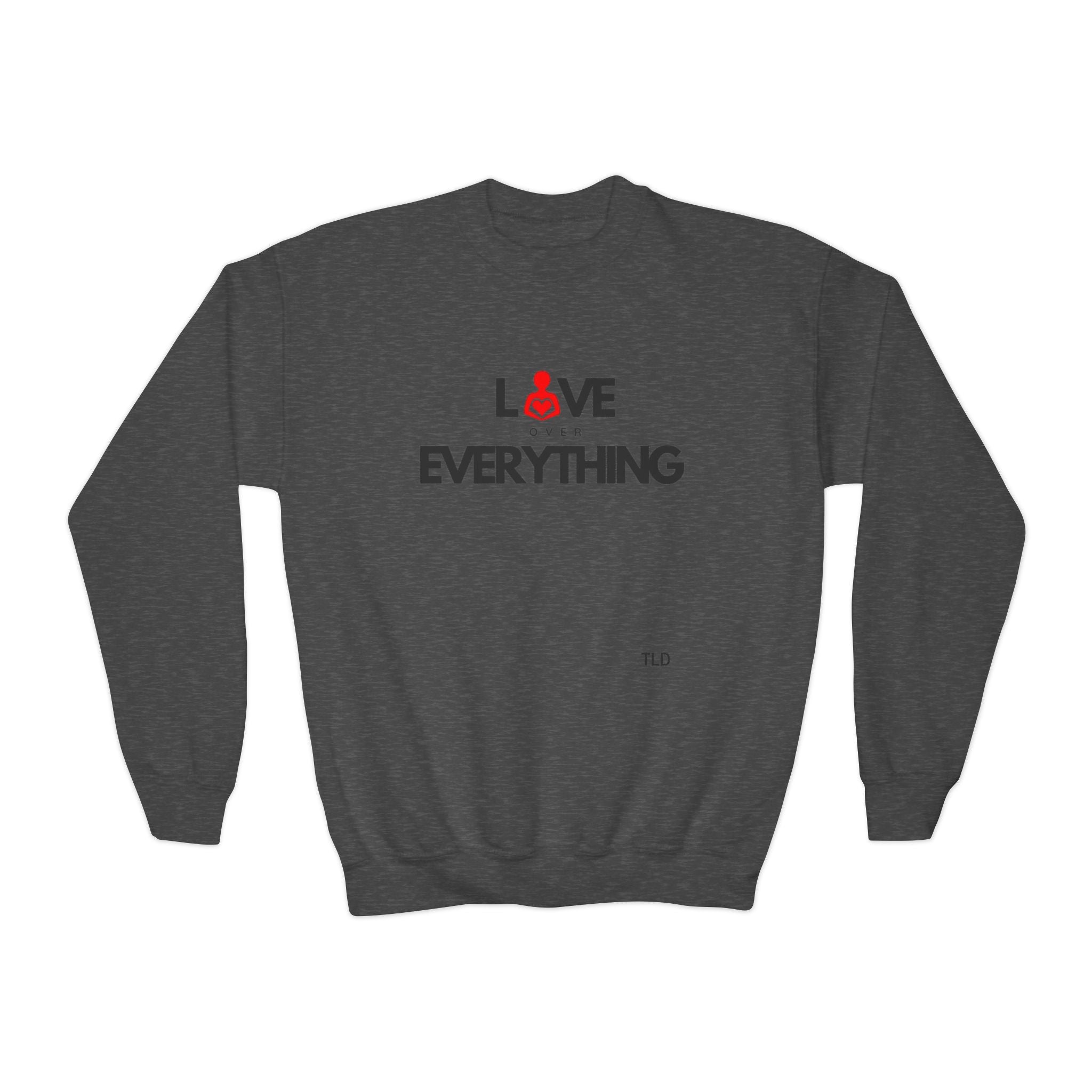 Love Over Everything | Youth Crewneck Sweatshirt