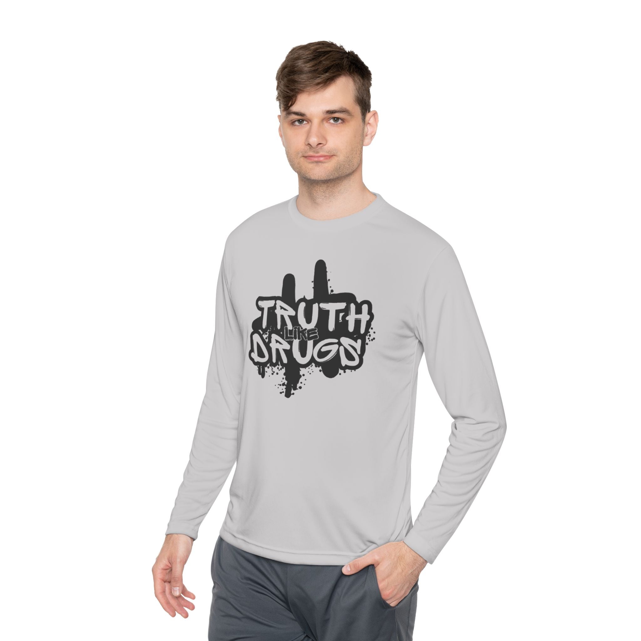 Truth Like Drugs Graffiti | Unisex Lightweight Long Sleeve Tee