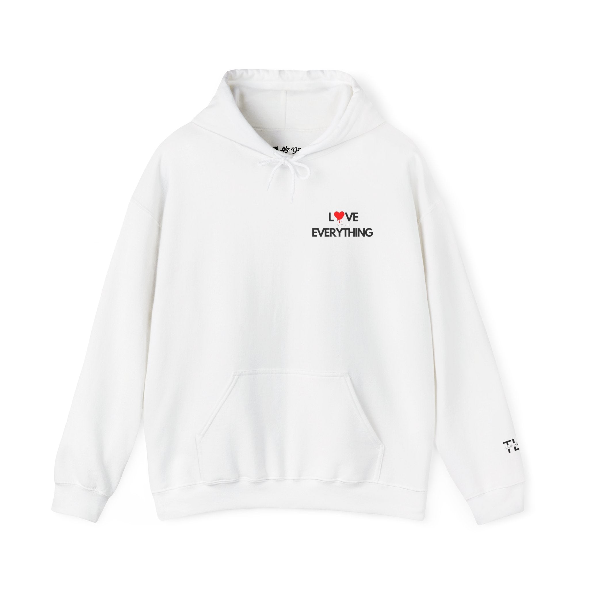 Love over Everything TLD | Unisex Heavy Blend™ Hooded Sweatshirt