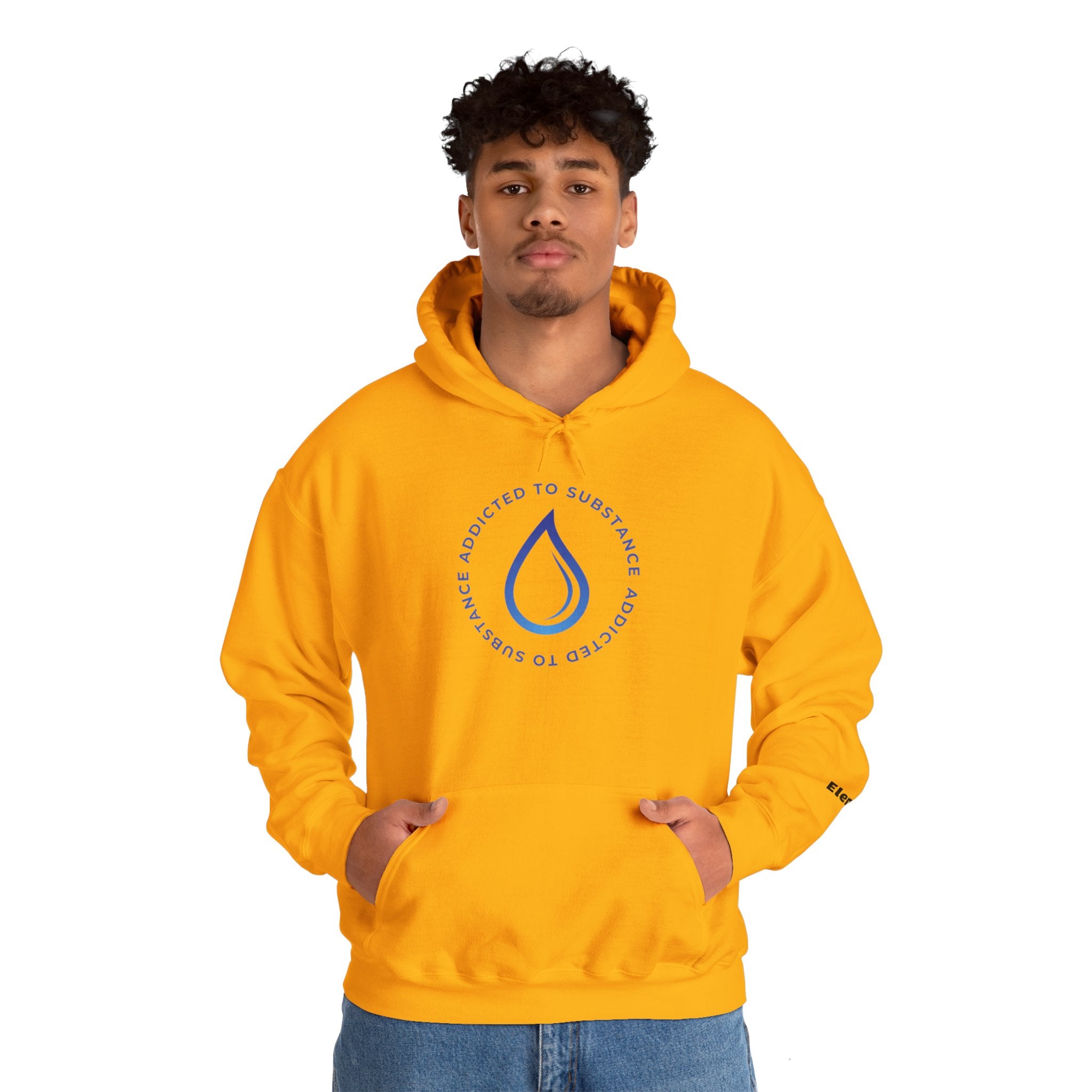 Men's Addicted To Substance Elements 2 Hoodie (Water) | Heavy Blend™ Hooded Sweatshirt