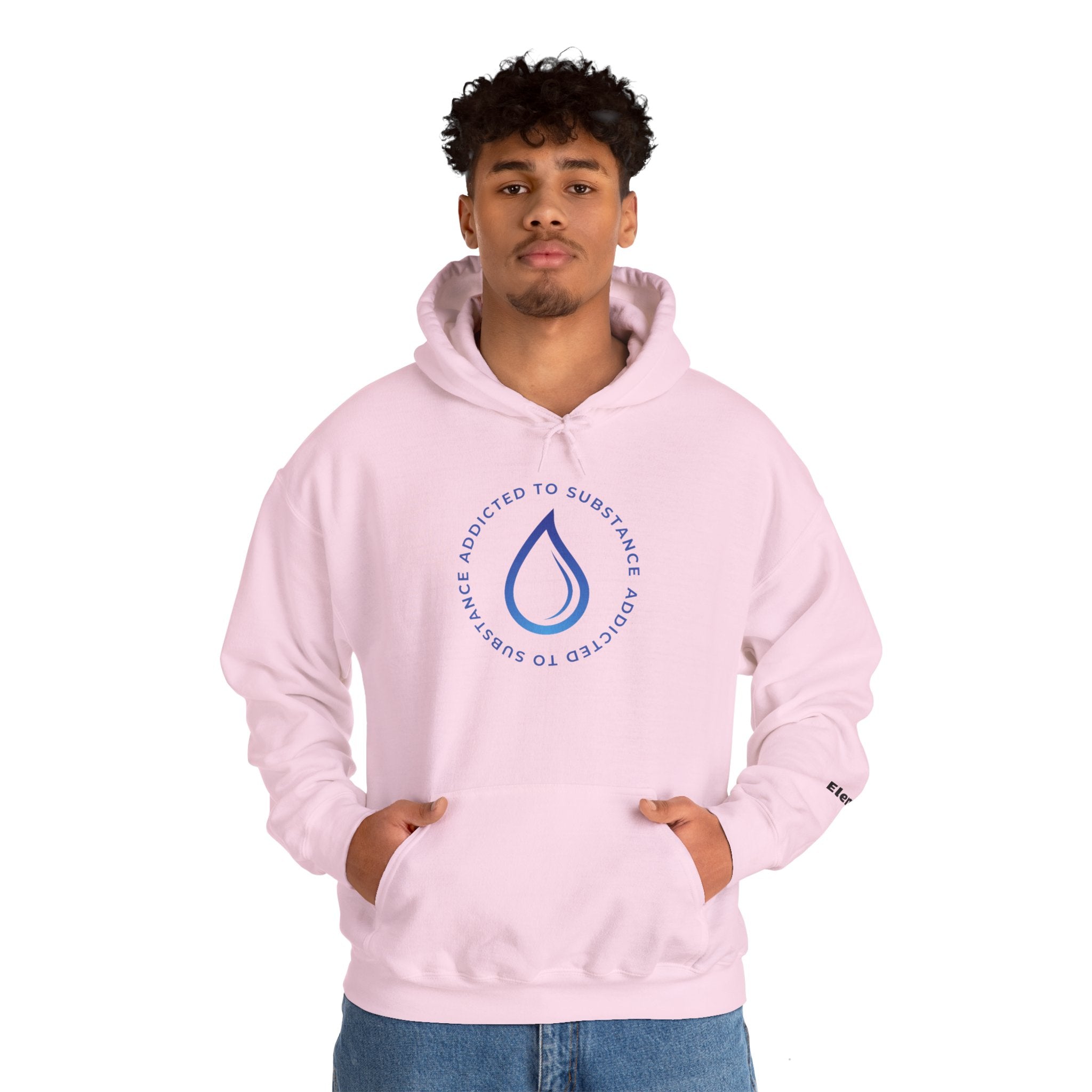 Men's Addicted To Substance Elements 2 Hoodie (Water) | Heavy Blend™ Hooded Sweatshirt