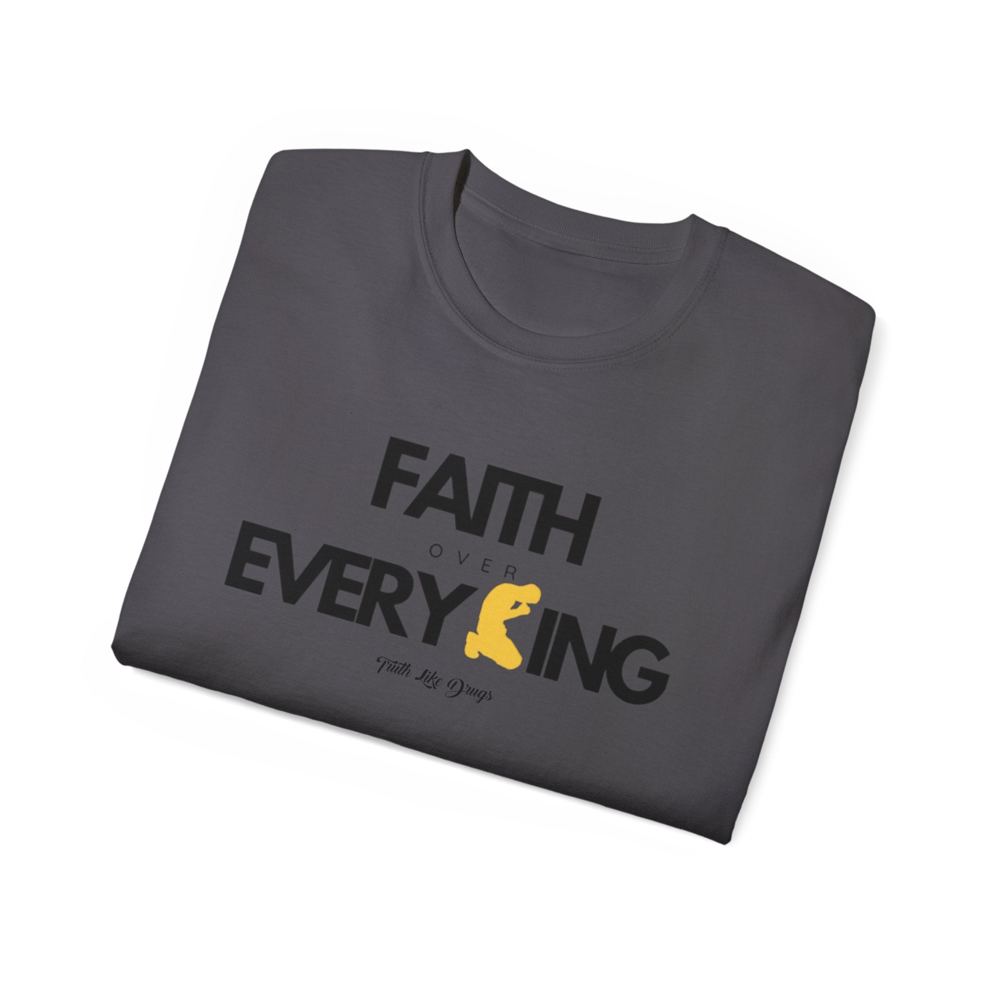 Faith Over Everything Unisex Ultra Cotton Tee | Inspirational Graphic T-Shirt