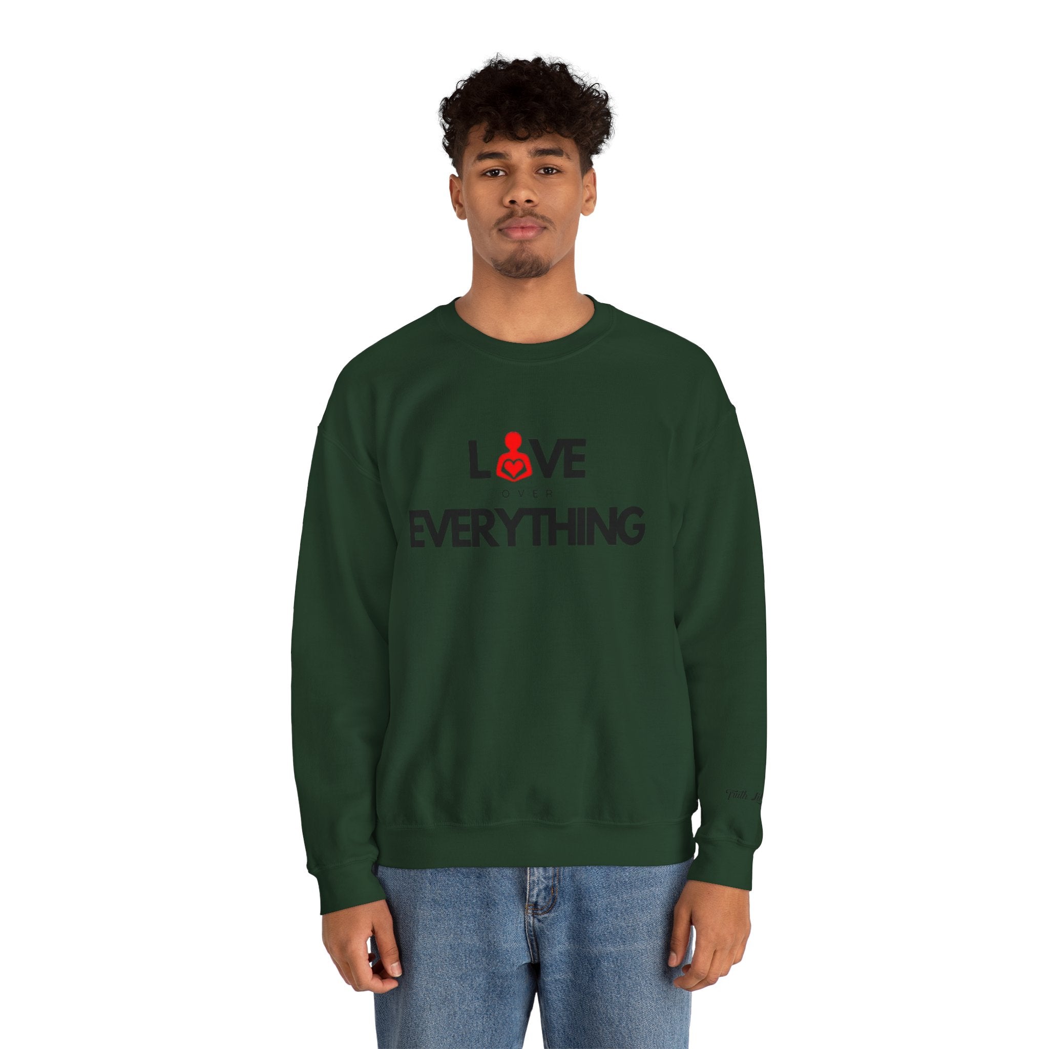 Love Over Everything | Unisex Heavy Blend™ Crewneck Sweatshirt