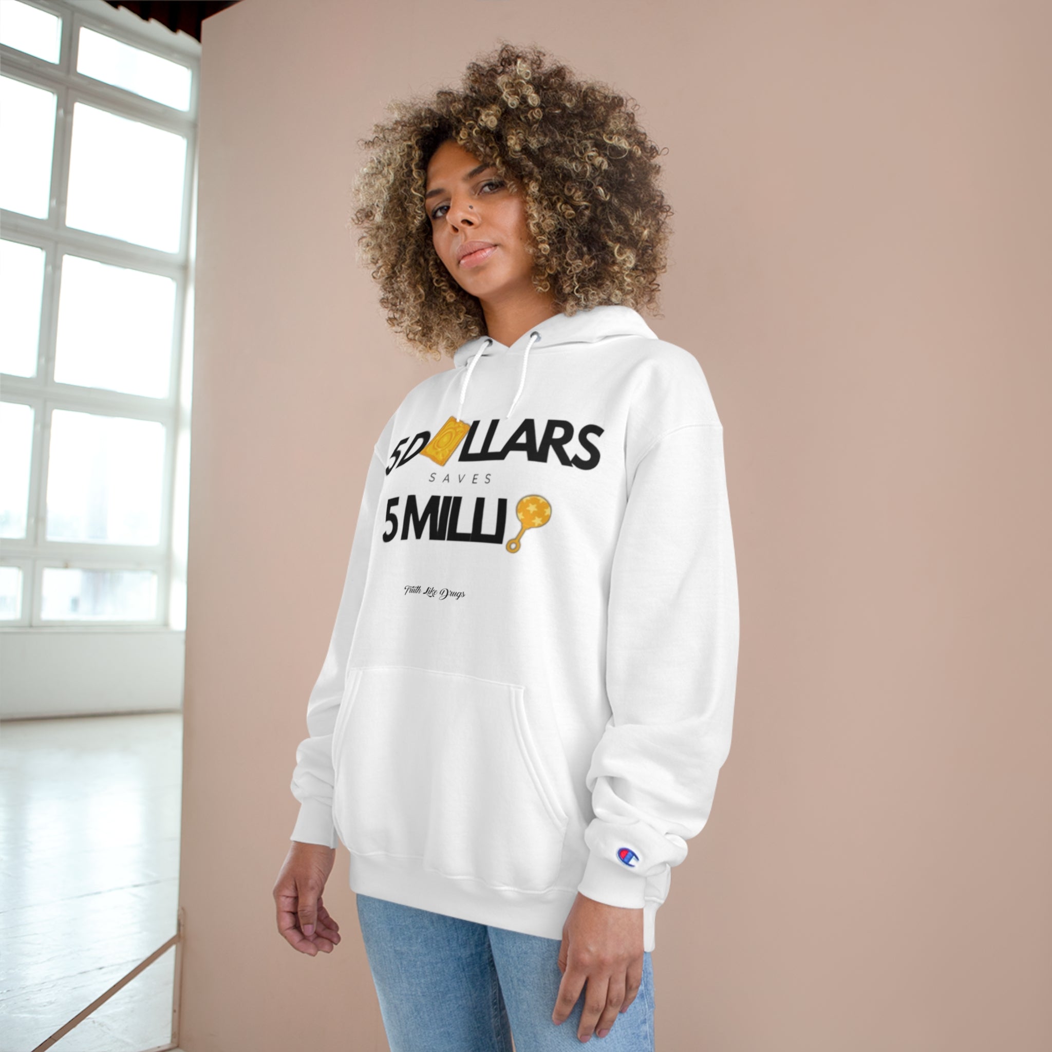 $5 Saves 5 Mill Signature Hoodie | Champion