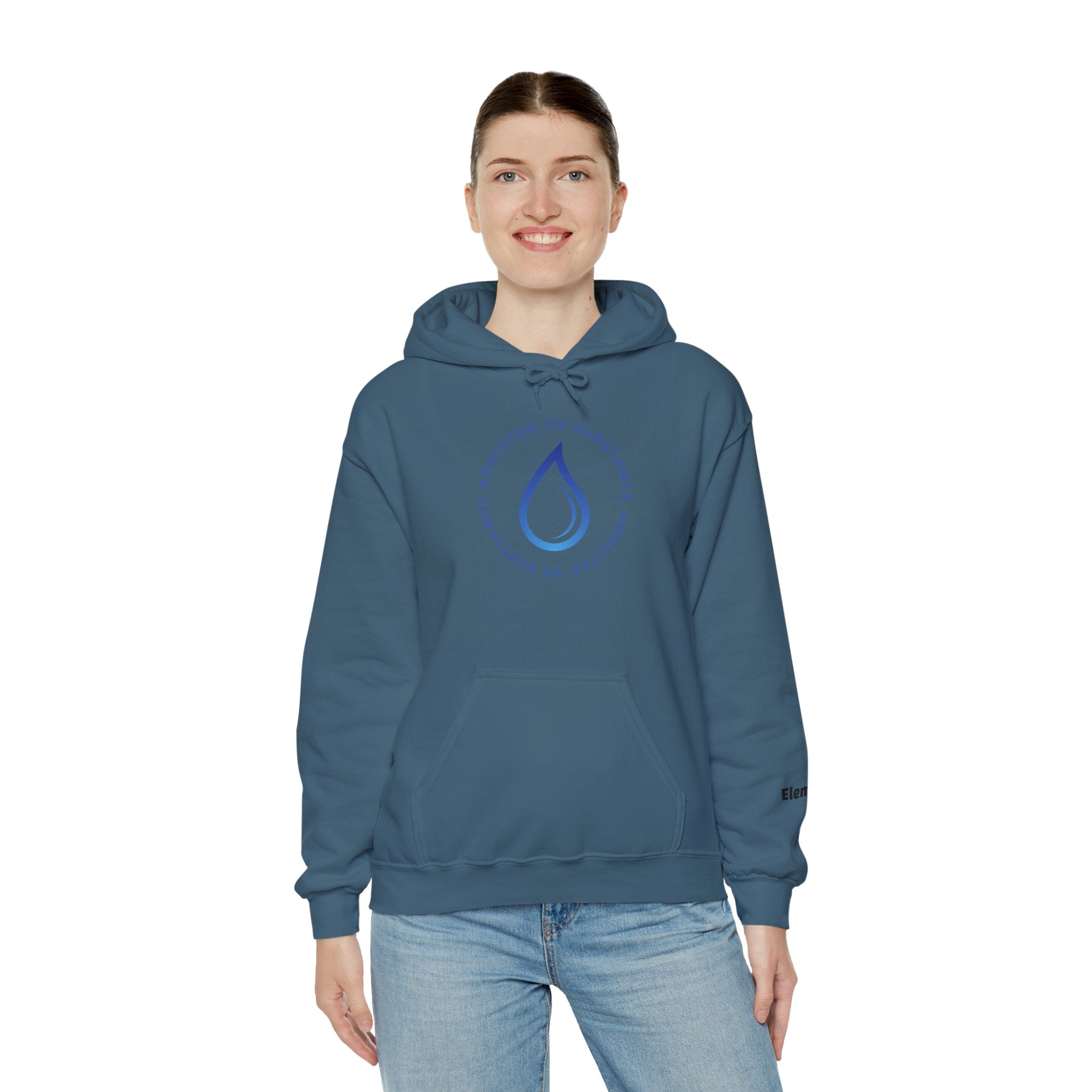 Women's Addicted To Substance Elements 2 Hoodie (Water) | Heavy Blend™ Hooded Sweatshirt