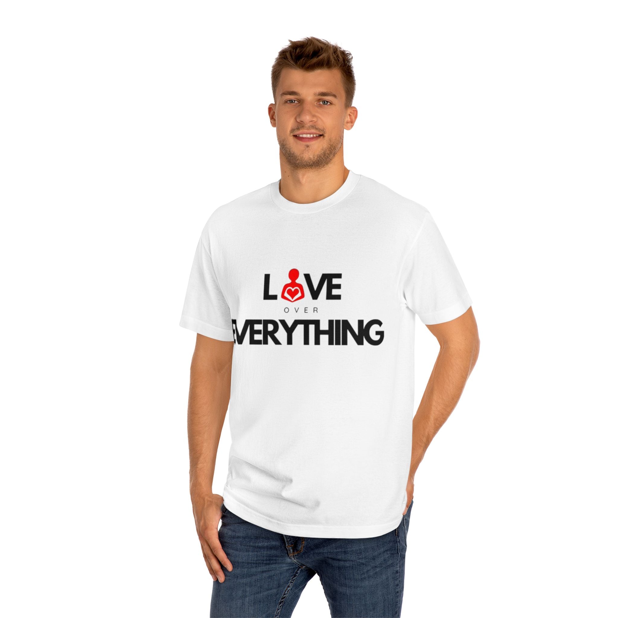 Love Over Everything Unisex Classic Tee - Comfortable Casual Wear for Every Occasion