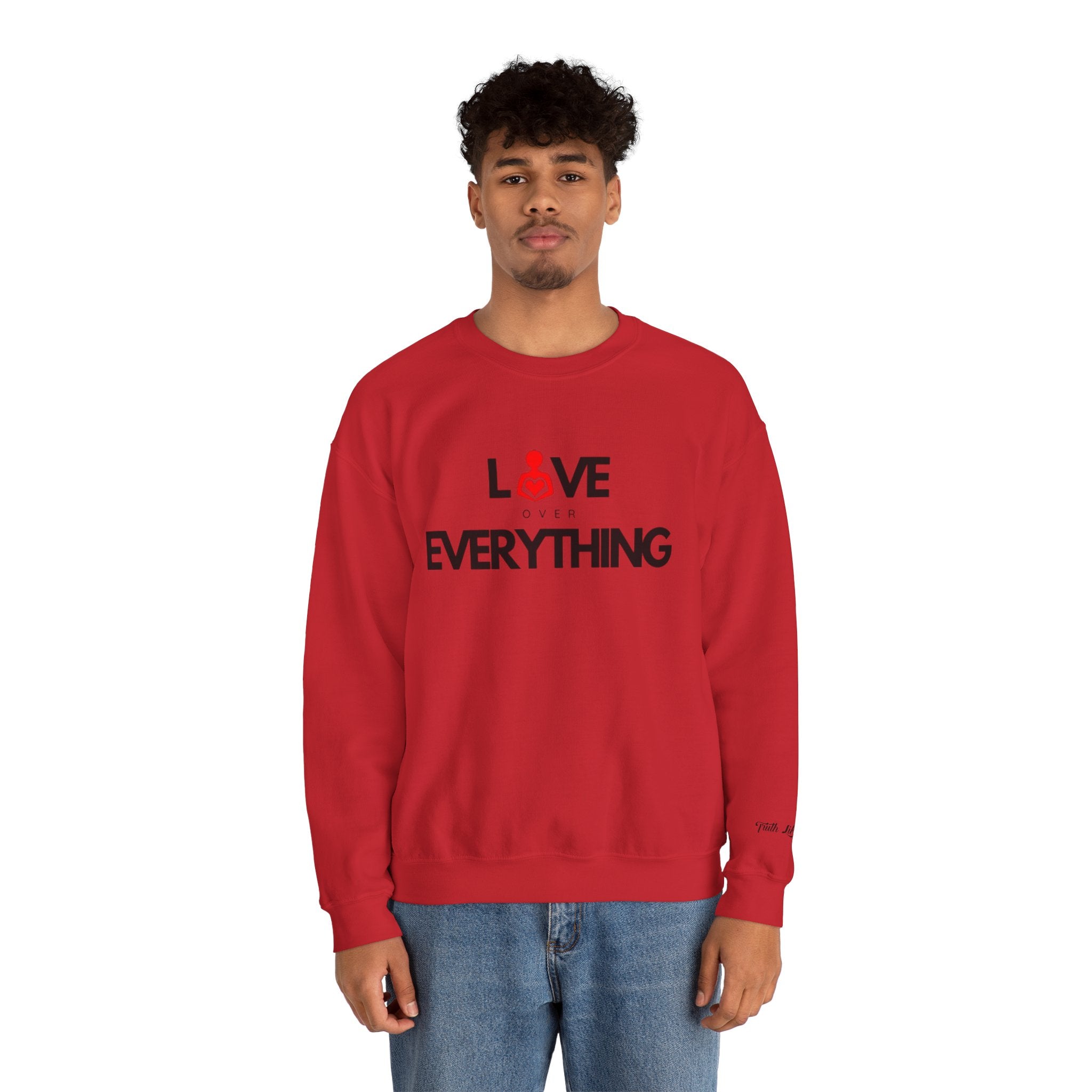 Love Over Everything | Unisex Heavy Blend™ Crewneck Sweatshirt