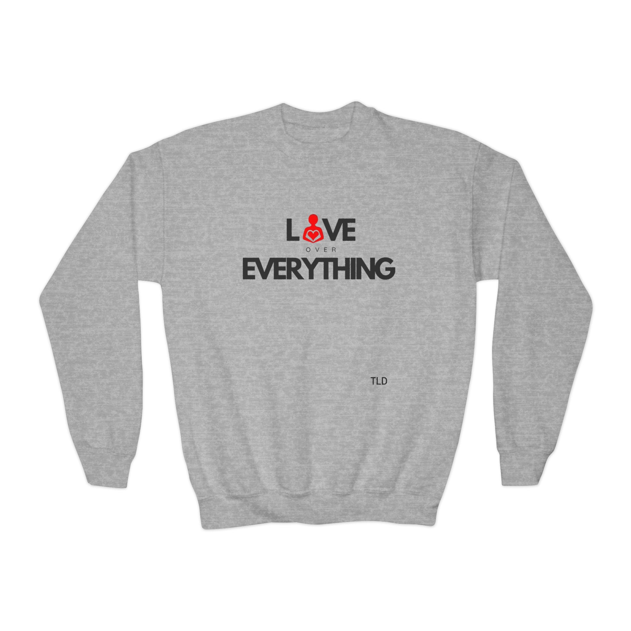 Love Over Everything | Youth Crewneck Sweatshirt