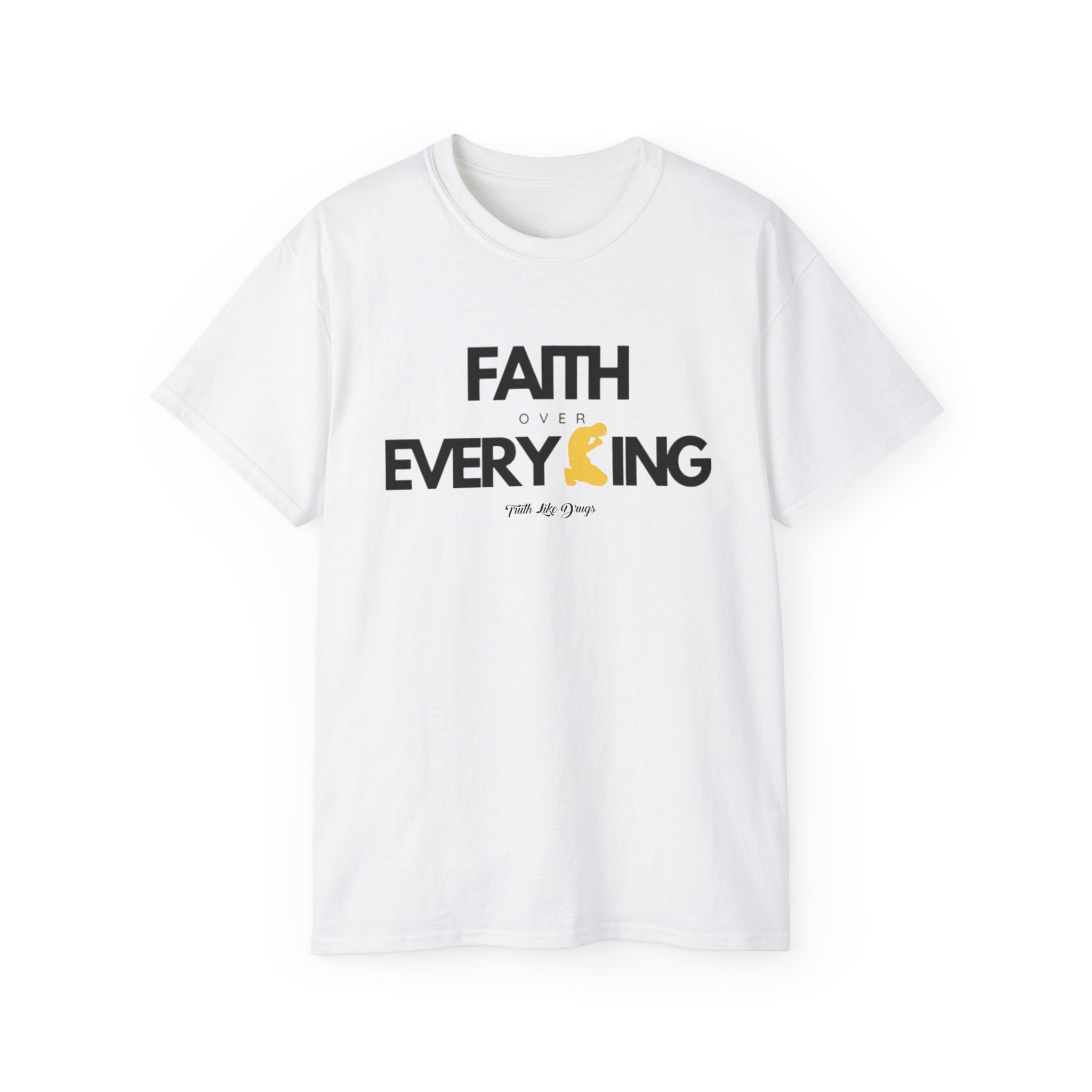 Faith Over Everything Unisex Ultra Cotton Tee | Inspirational Graphic T-Shirt