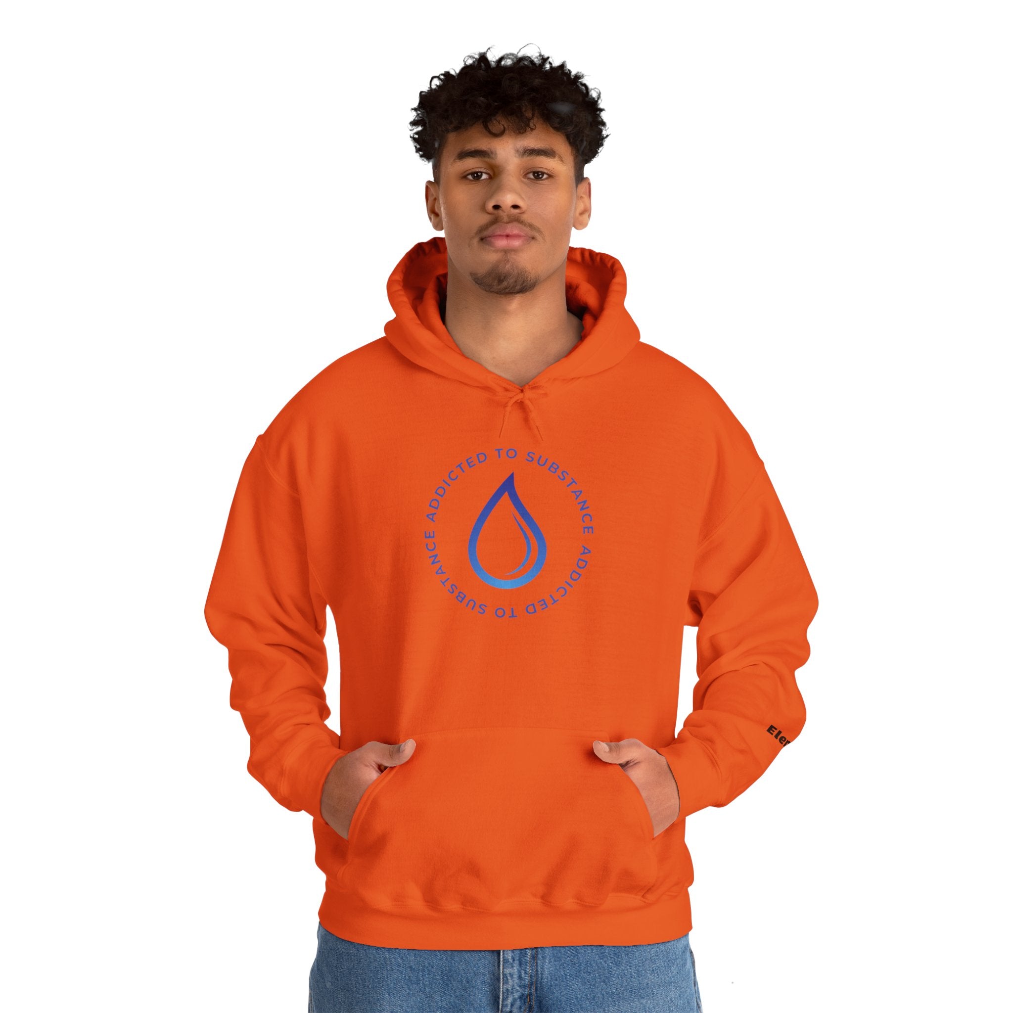 Men's Addicted To Substance Elements 2 Hoodie (Water) | Heavy Blend™ Hooded Sweatshirt