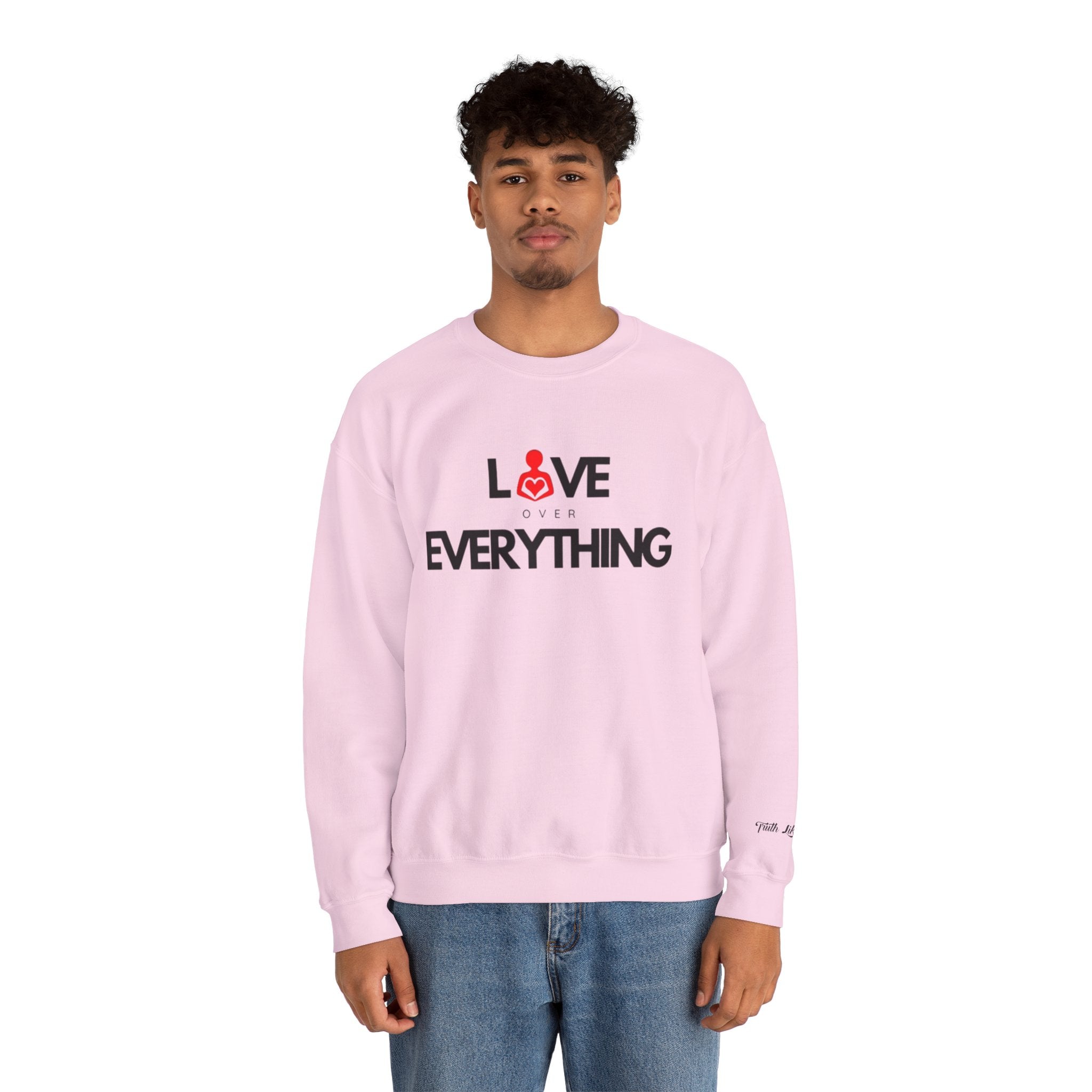 Love Over Everything | Unisex Heavy Blend™ Crewneck Sweatshirt