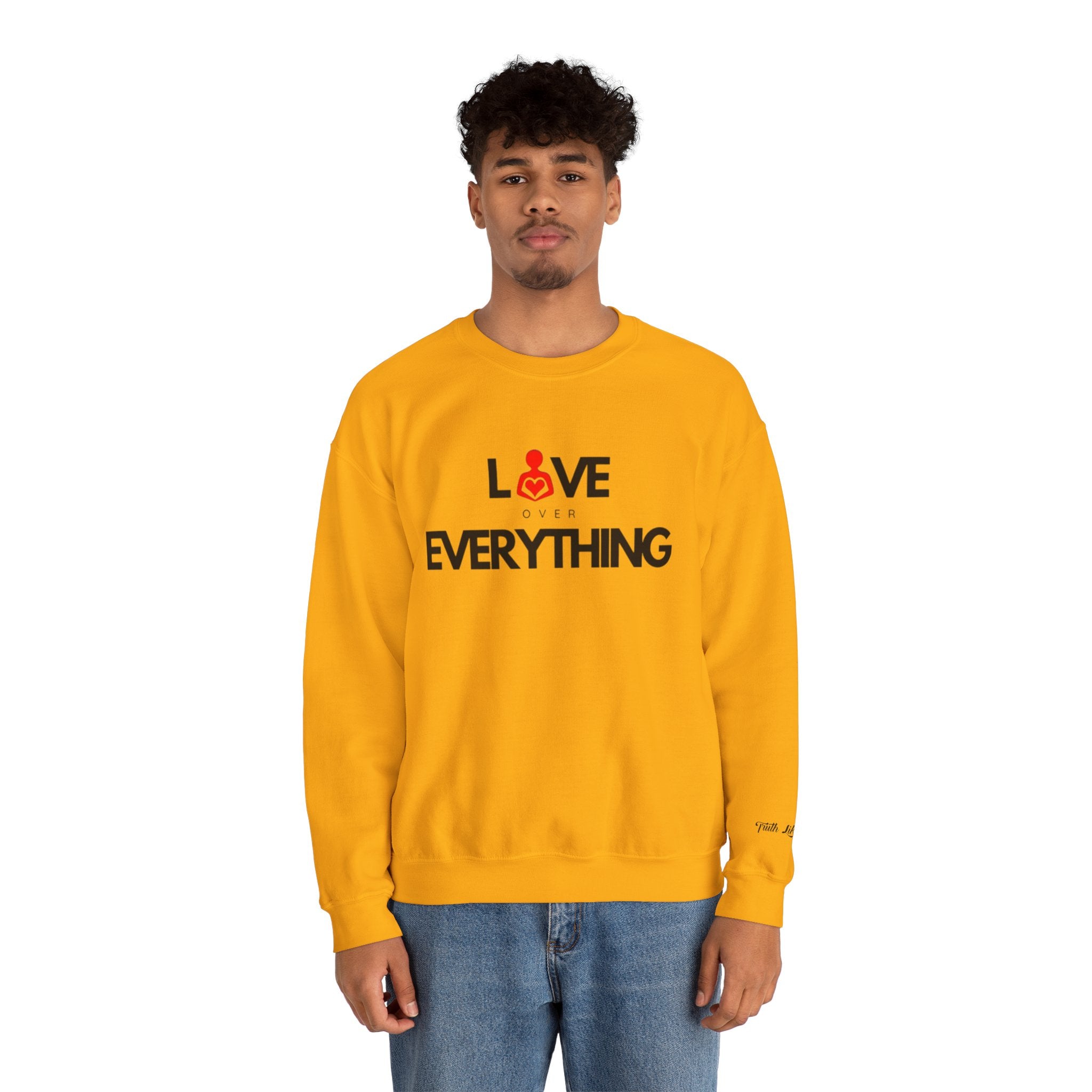 Love Over Everything | Unisex Heavy Blend™ Crewneck Sweatshirt