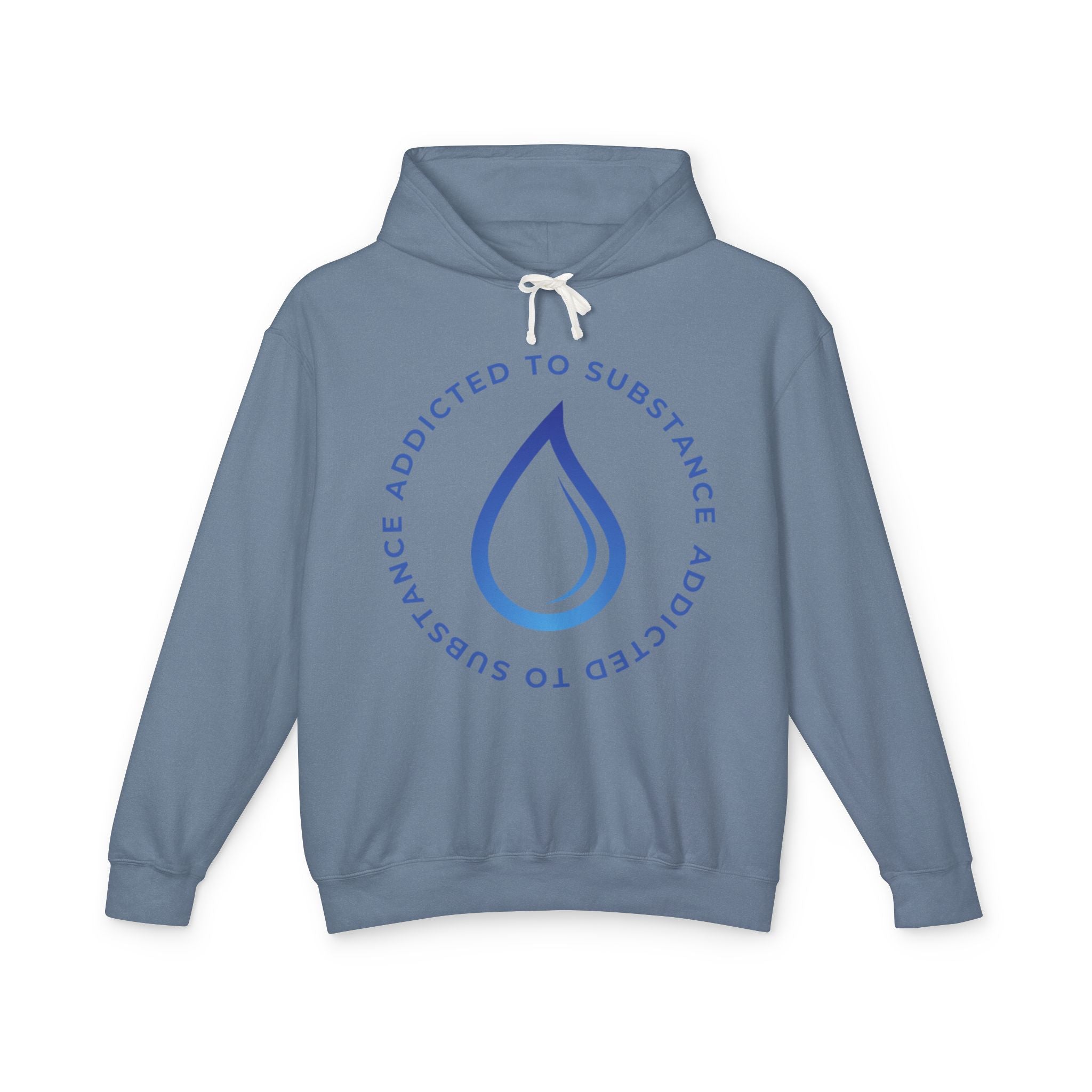 Women's Addicted to Substance Elements Hoodie - Water | Lightweight Hooded Sweatshirt