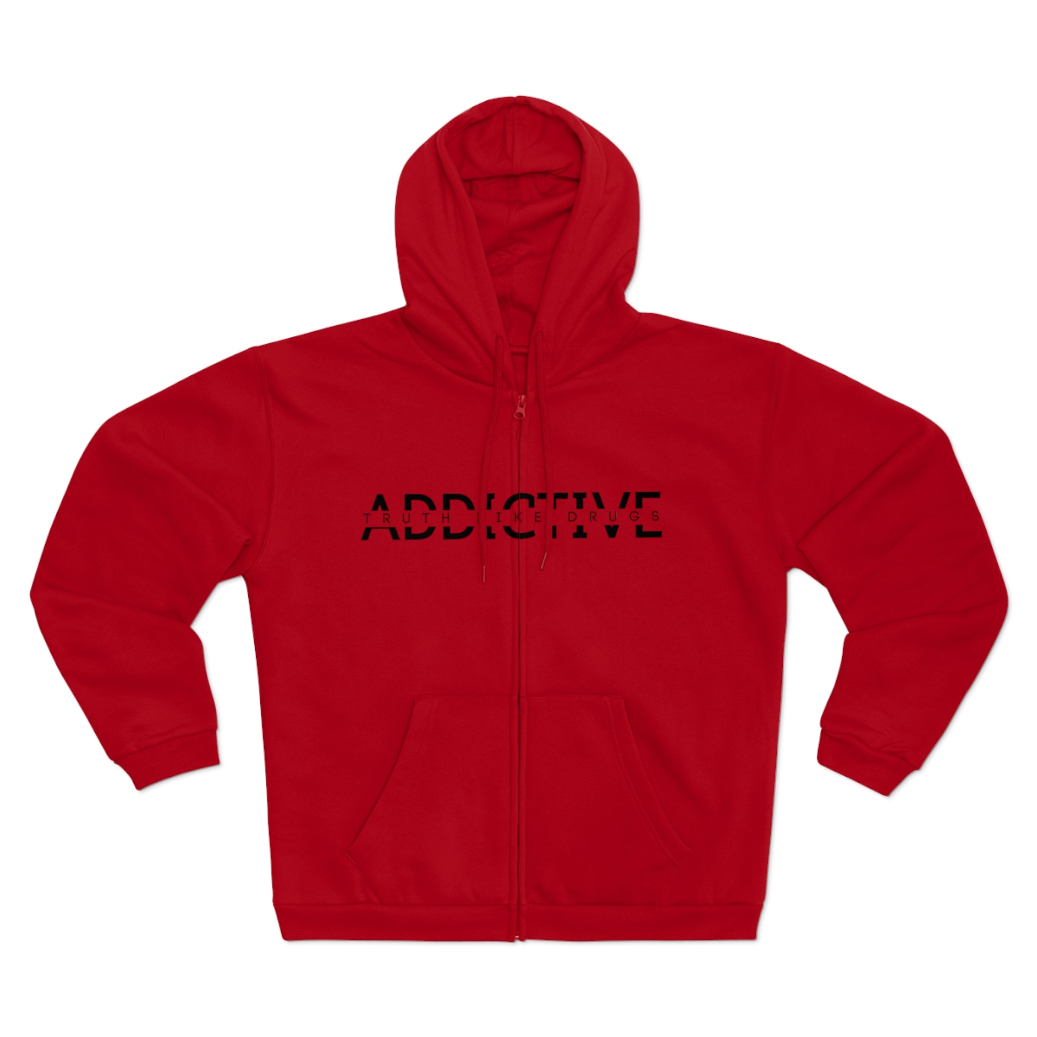 Addictive|Unisex Hoodie Zip Sweatshirt