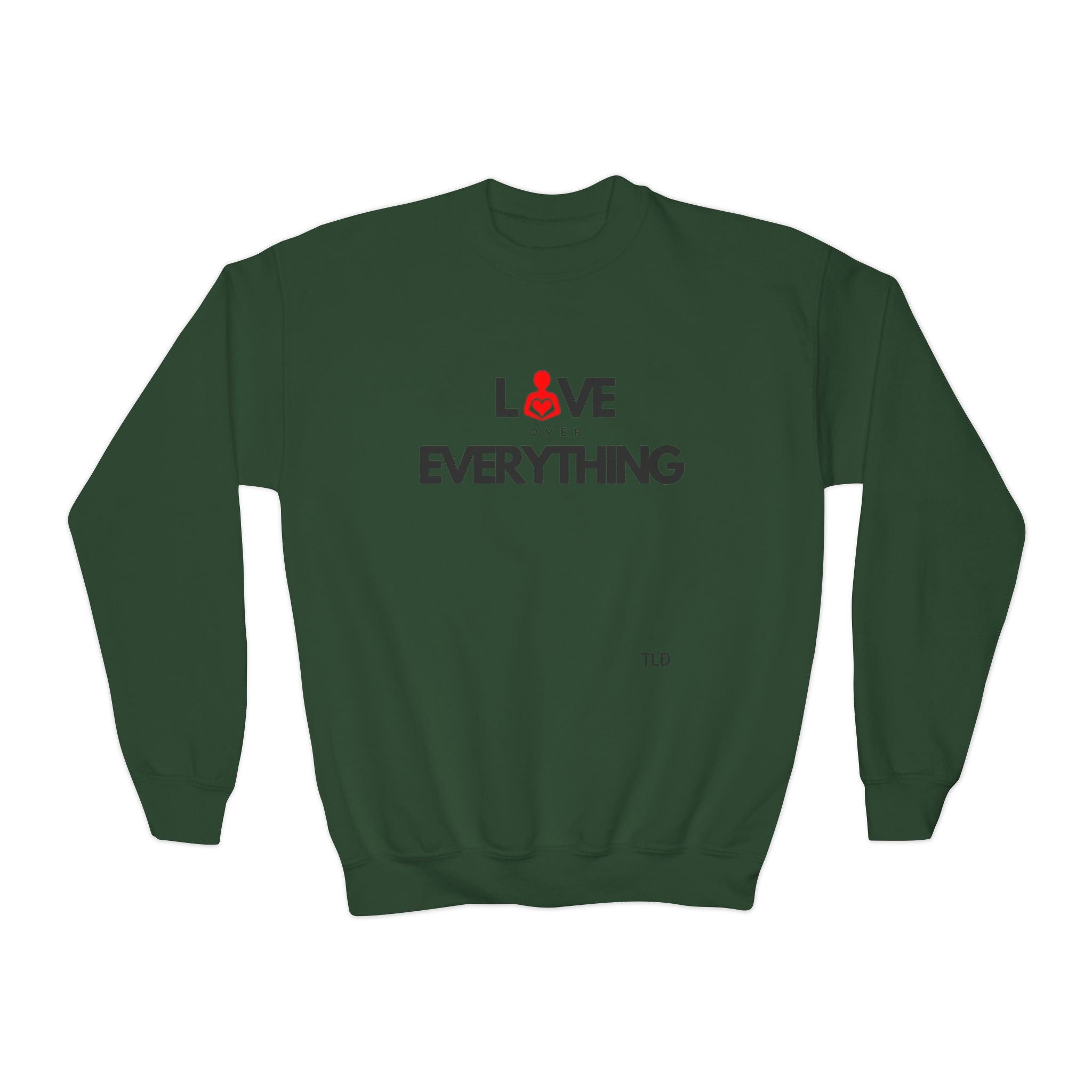 Love Over Everything | Youth Crewneck Sweatshirt