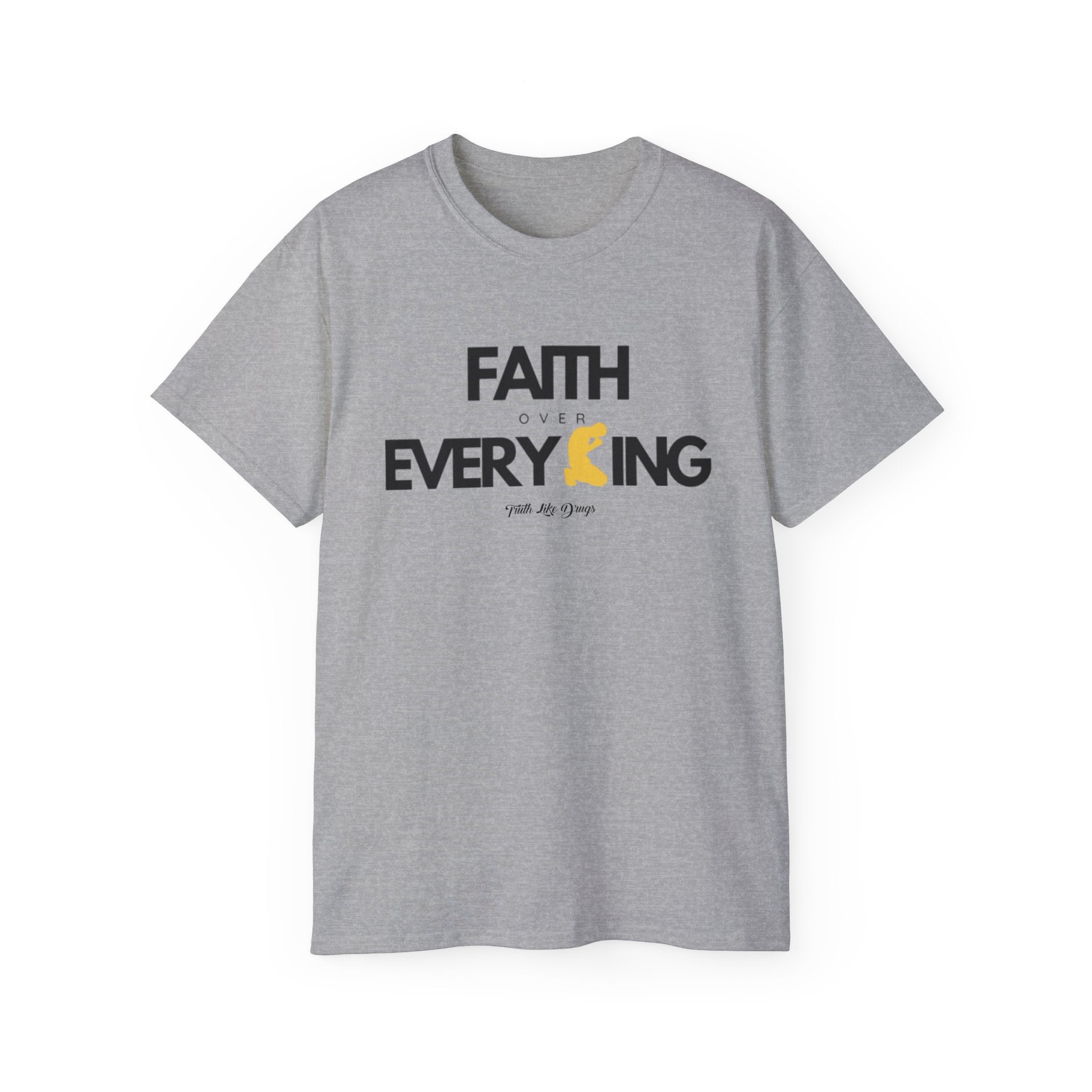 Faith Over Everything Unisex Ultra Cotton Tee | Inspirational Graphic T-Shirt