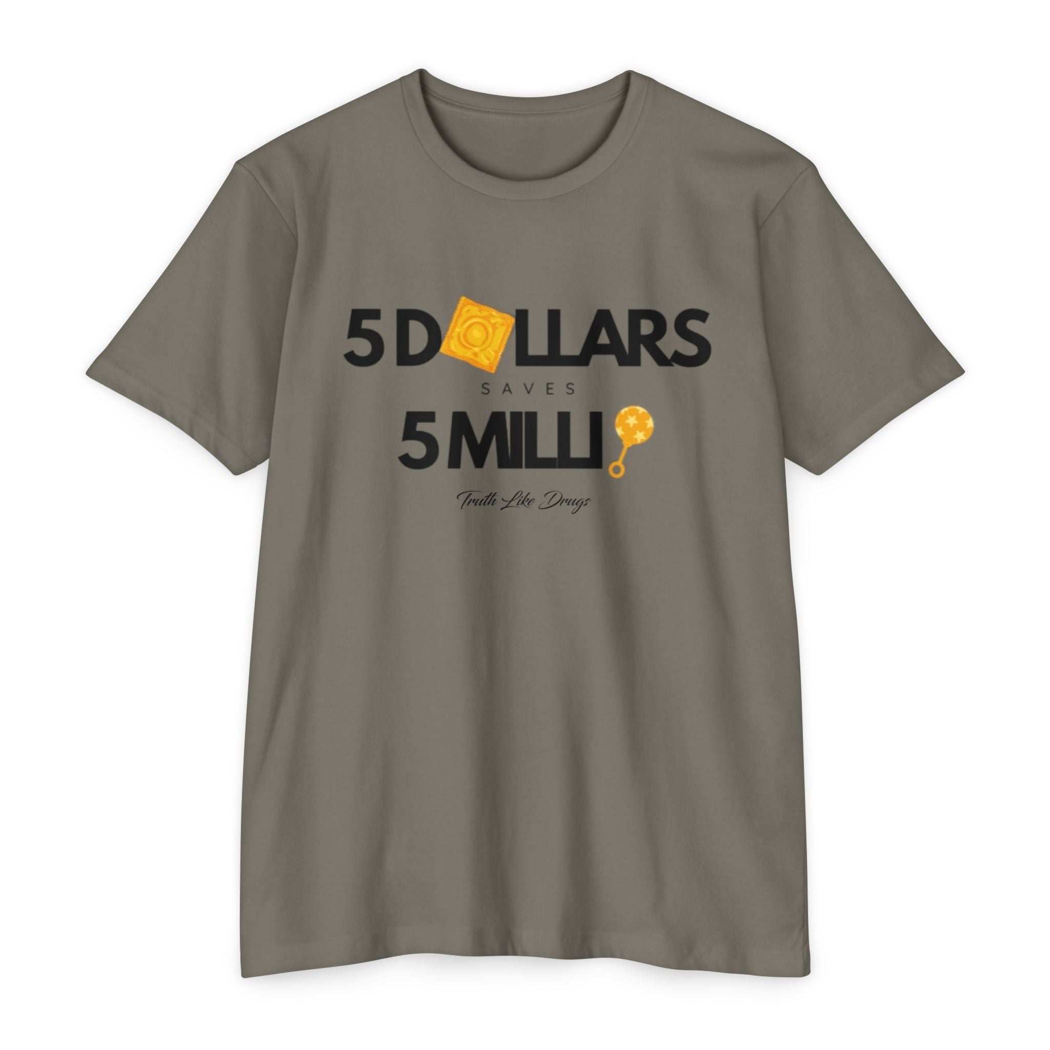 5 Dollars Saves 5 Milli' Men's Jersey T-Shirt