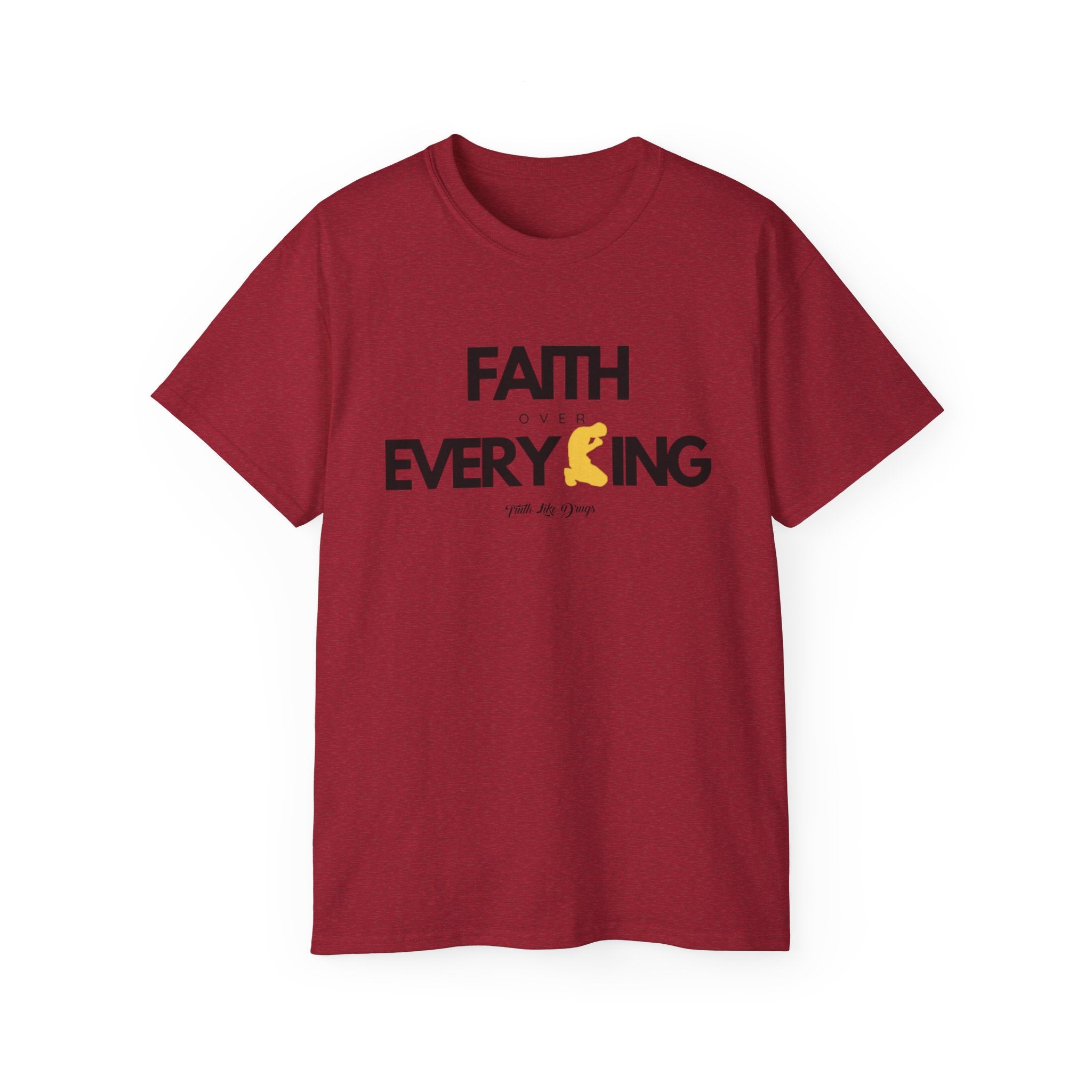 Faith Over Everything Unisex Ultra Cotton Tee | Inspirational Graphic T-Shirt