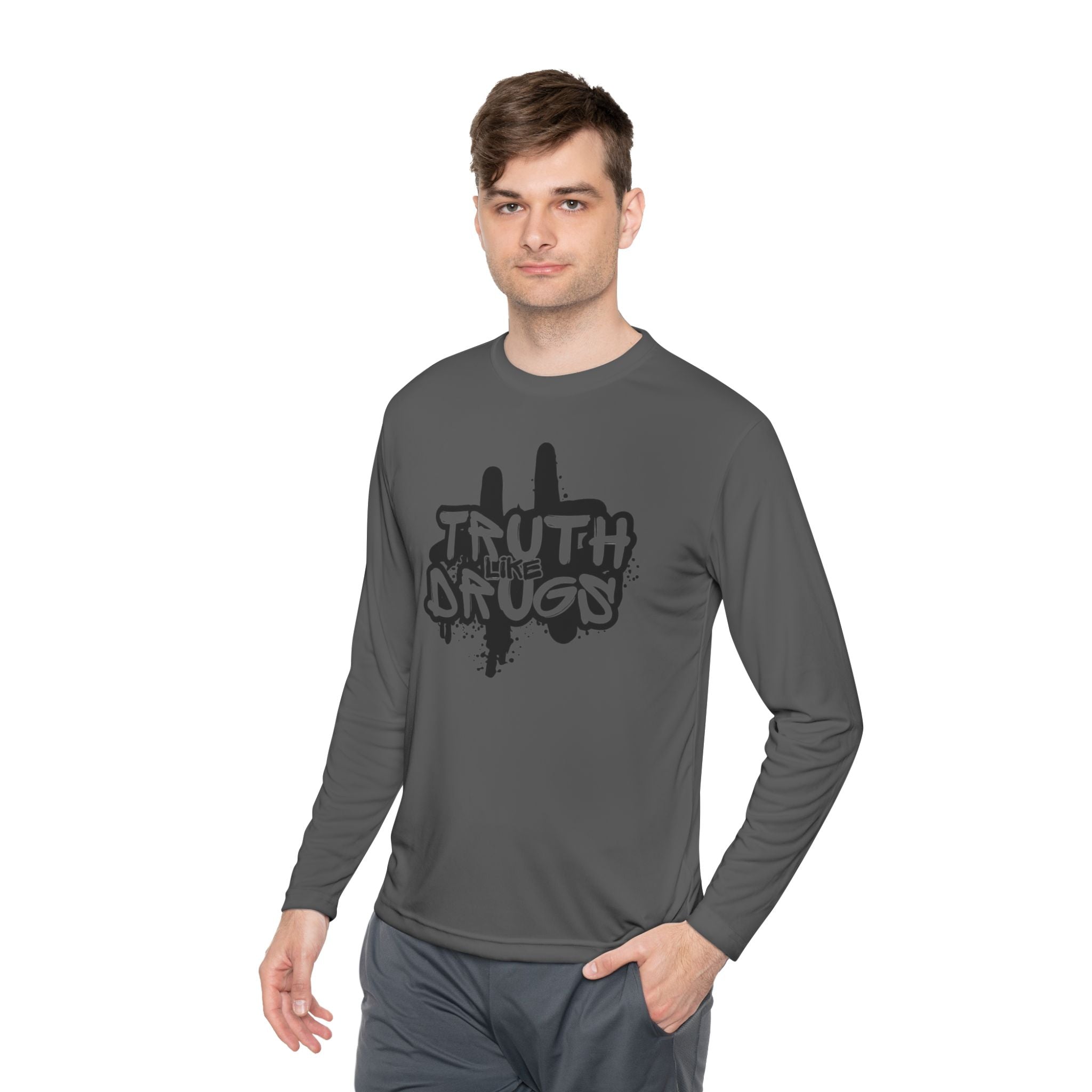 Truth Like Drugs Graffiti | Unisex Lightweight Long Sleeve Tee