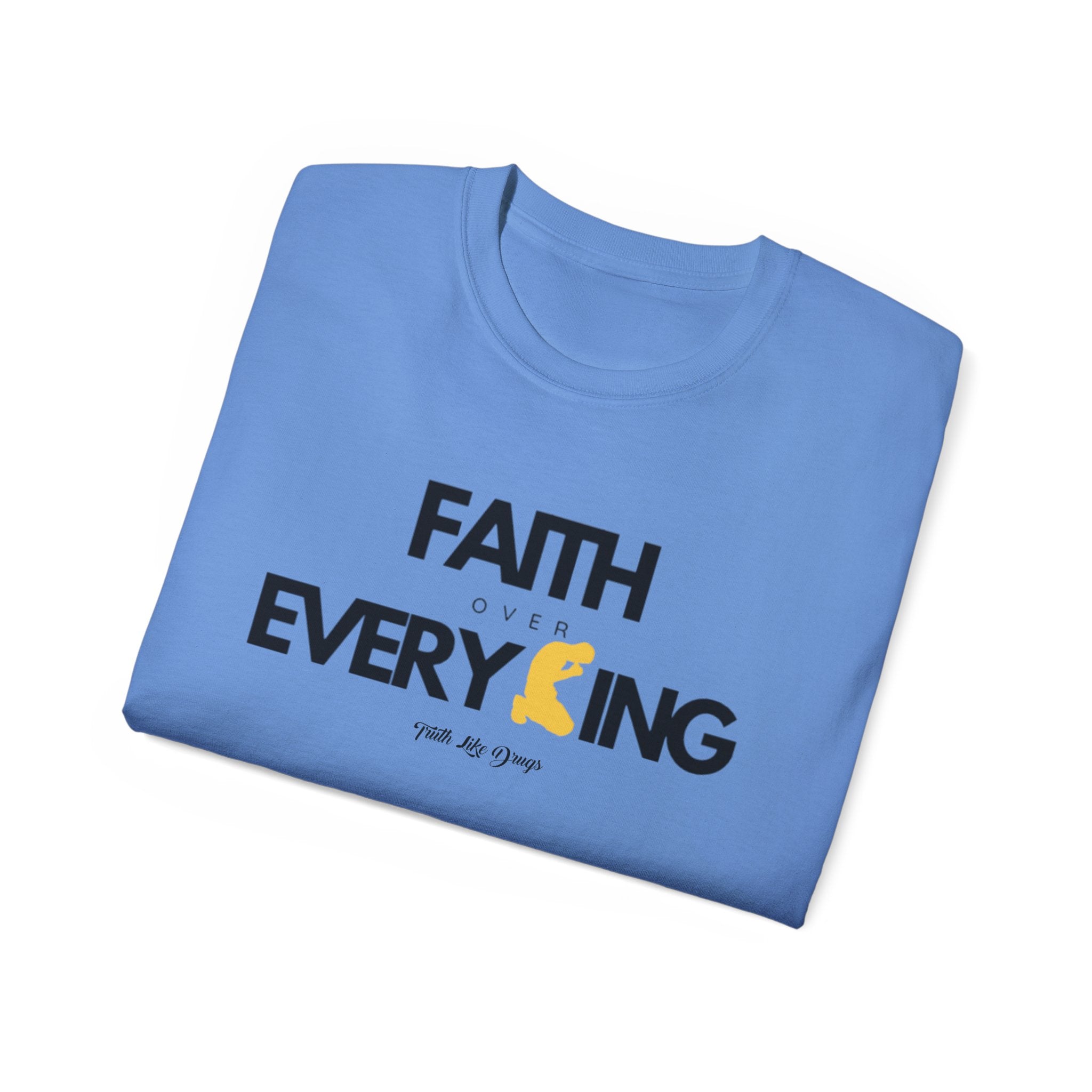 Faith Over Everything Unisex Ultra Cotton Tee | Inspirational Graphic T-Shirt