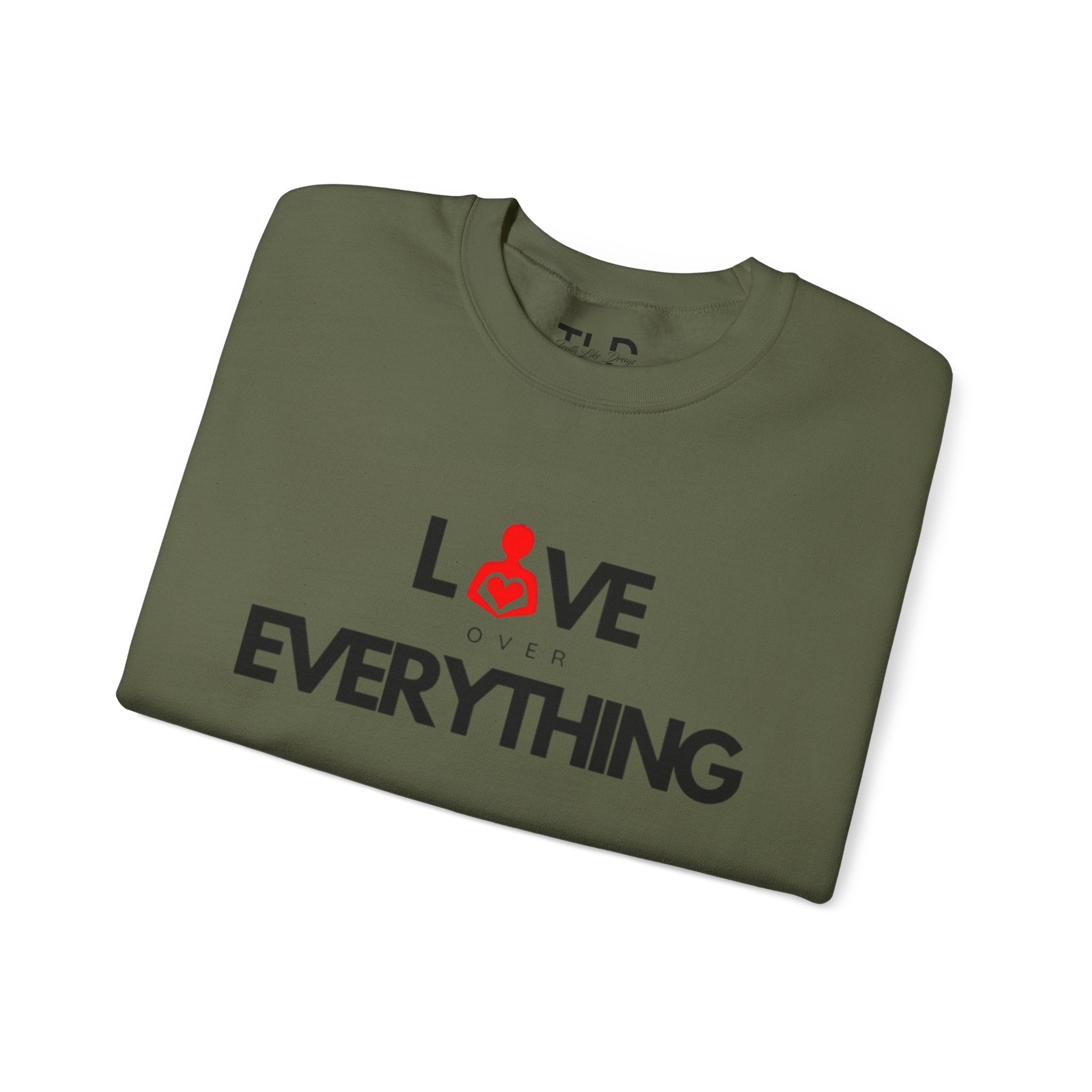 Love Over Everything | Unisex Heavy Blend™ Crewneck Sweatshirt